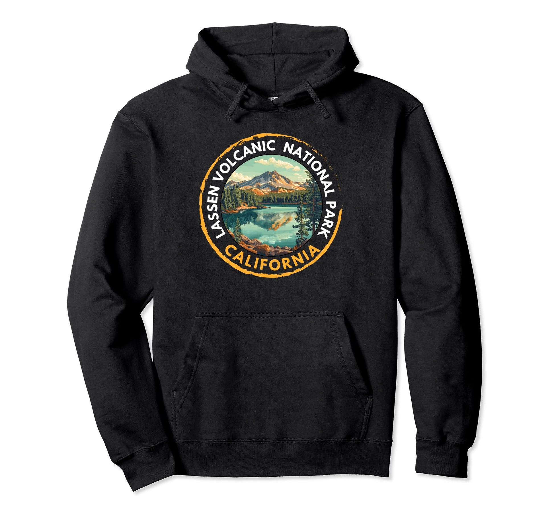 Lassen Volcanic National Park Hoodie - Fun Novelty Design Men Women - T-Shirt, Sweatshirt, Hoodie