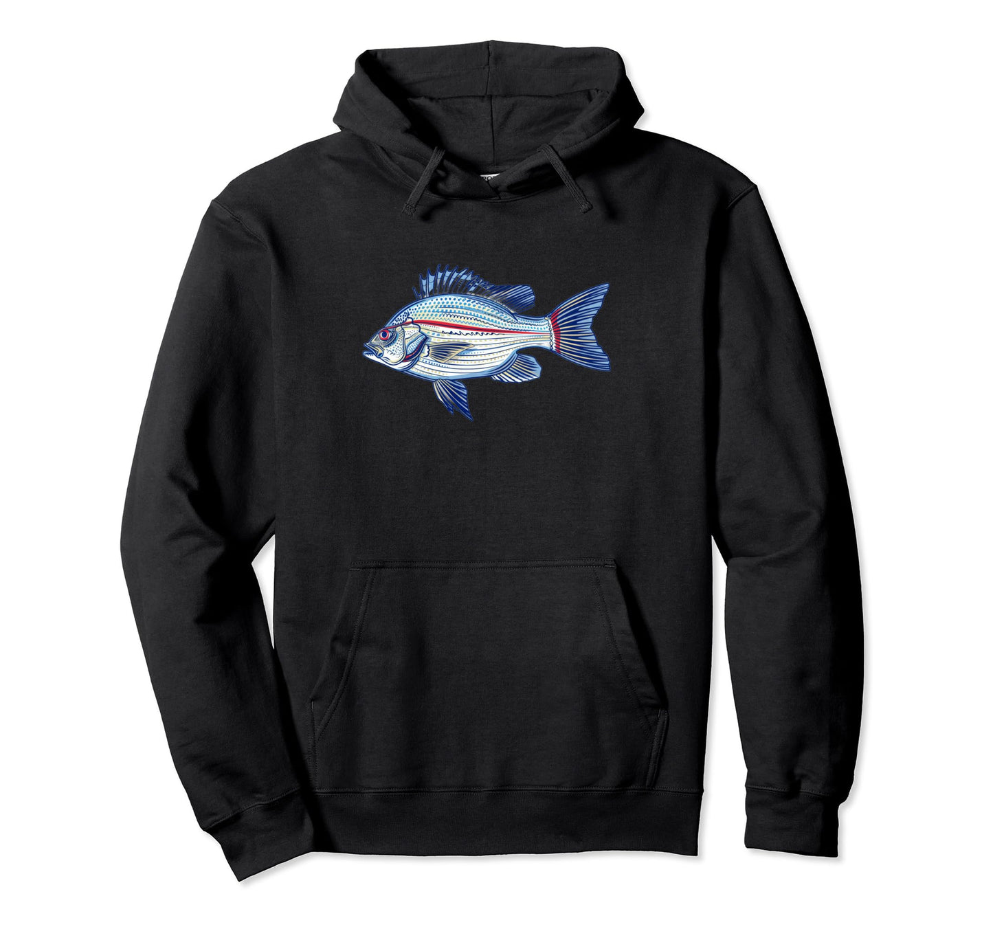 Atlantic Striped Bass Striper T-Shirt - Minimalist Print for Adults - T-Shirt, Sweatshirt, Hoodie