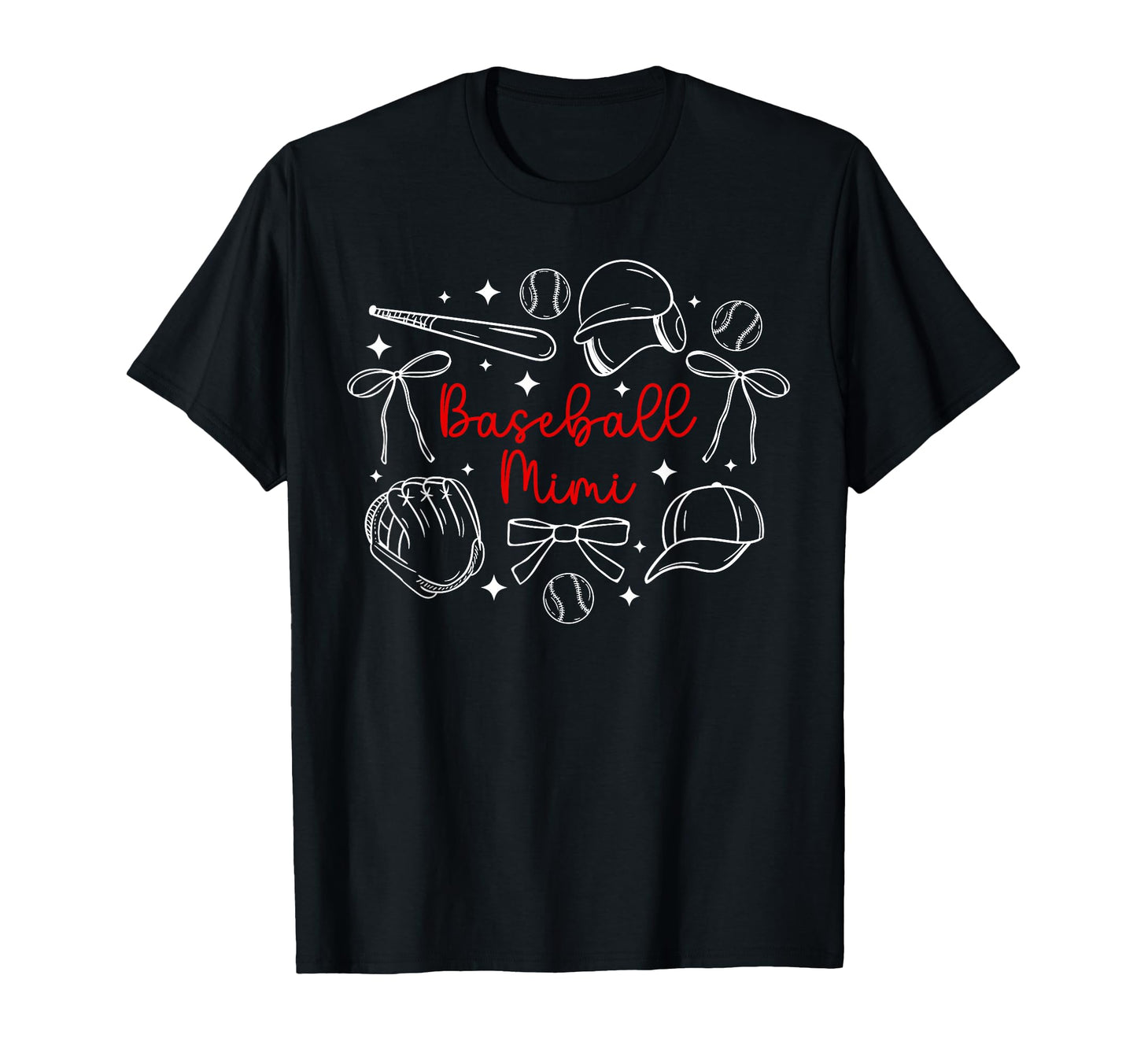 Baseball Mimi Coquette Mimi Baseball T-Shirt - Graphic Print for Adults - T-Shirt, Sweatshirt, Hoodie
