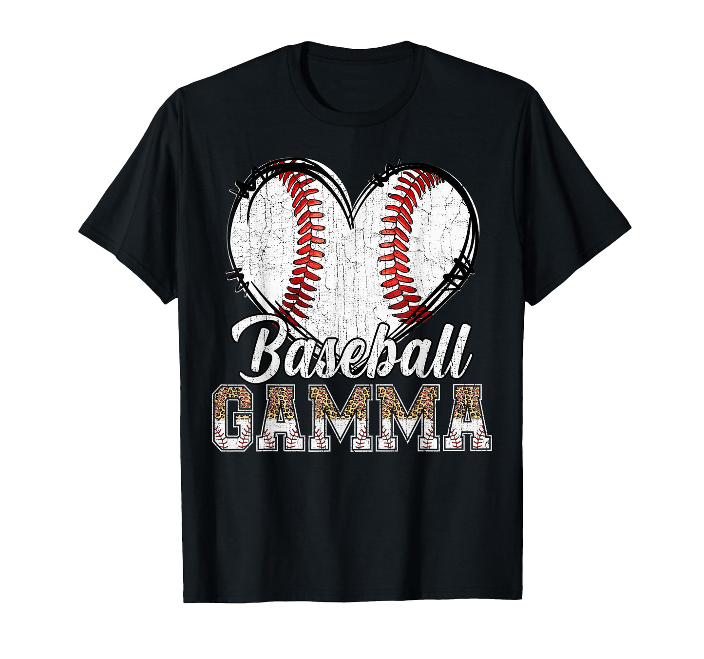 Softball Baseball Gamma Heart T-Shirt - Aesthetic Graphic for Adults - T-Shirt, Sweatshirt, Hoodie