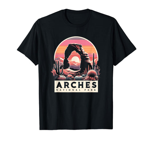 Arches National Park Sunset Delicate Arch T-Shirt - Trendy Graphic Unisex - T-Shirt, Sweatshirt, Hoodie