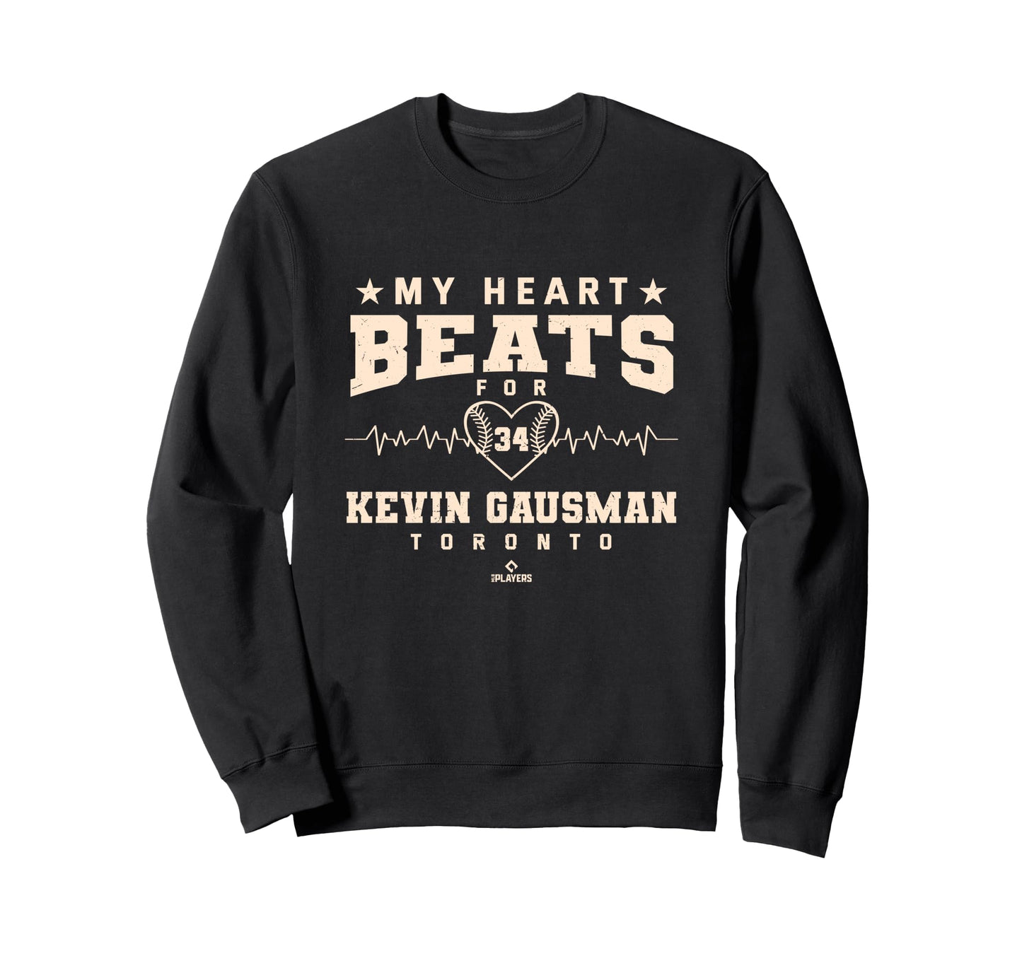 My Heart Beats Kevin Gausman Sweatshirt - Fun Novelty Design for Adults - T-Shirt, Sweatshirt, Hoodie