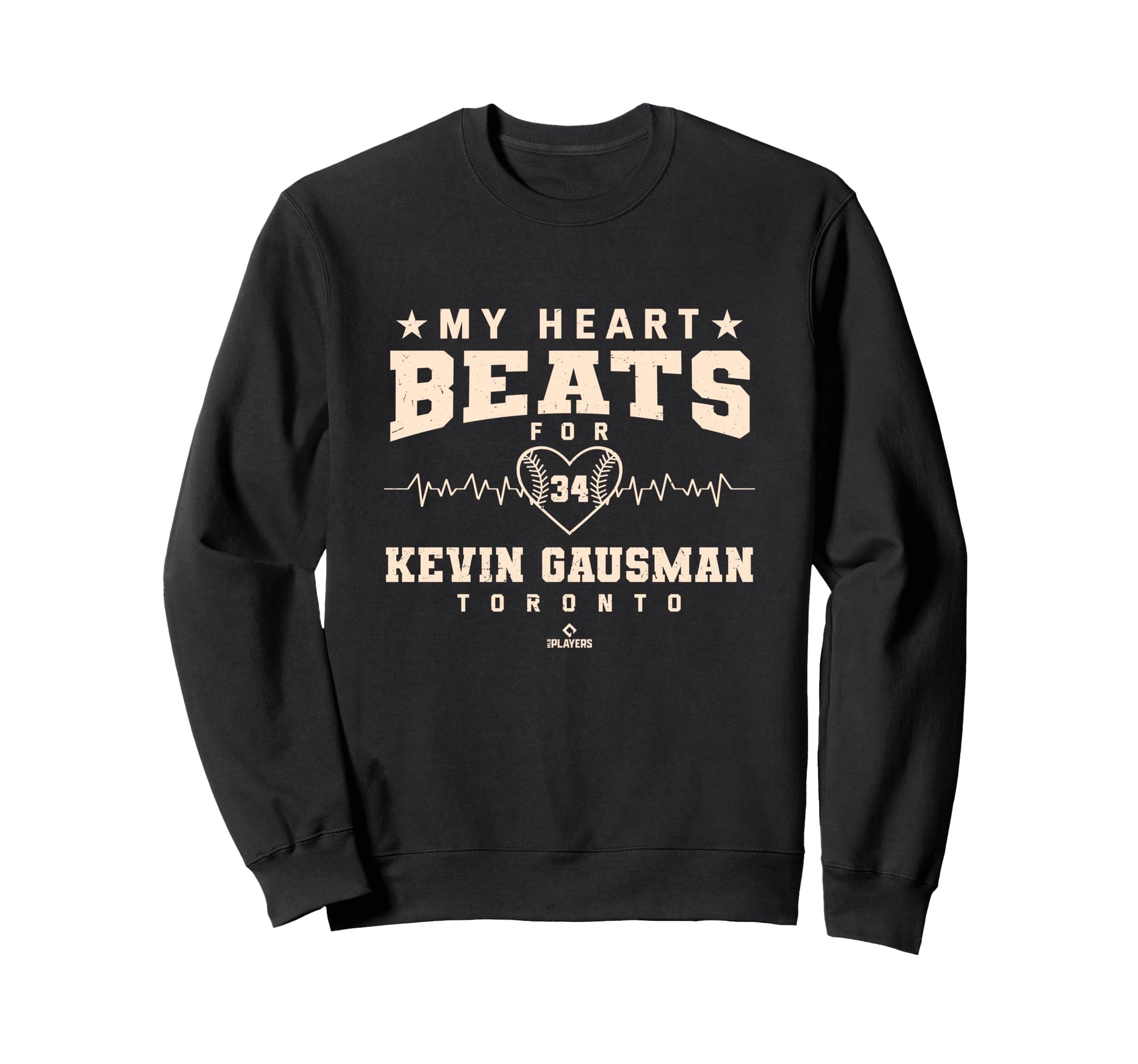 My Heart Beats Kevin Gausman Sweatshirt - Fun Novelty Design for Adults - T-Shirt, Sweatshirt, Hoodie