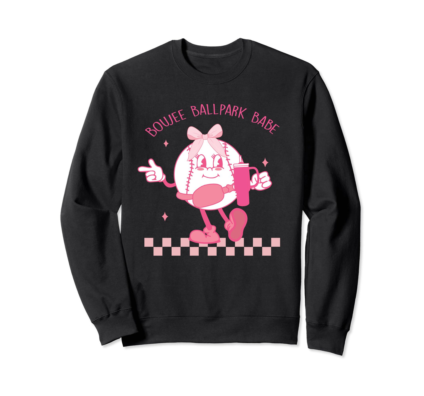 Boujee Ballpark Baseball Babe Sweatshirt - Streetwear Style Men Women - T-Shirt, Sweatshirt, Hoodie