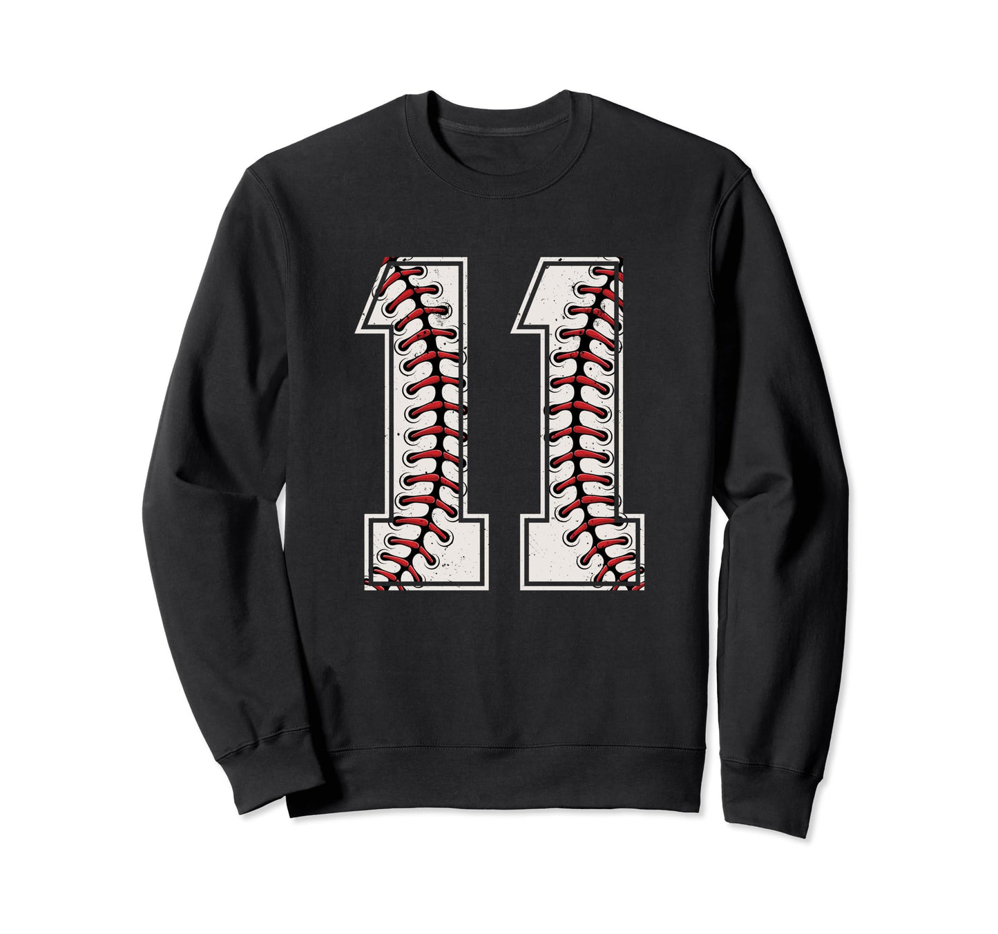 Baseball Player Number 11 Eleven Sweatshirt - Streetwear Style for Adults - T-Shirt, Sweatshirt, Hoodie