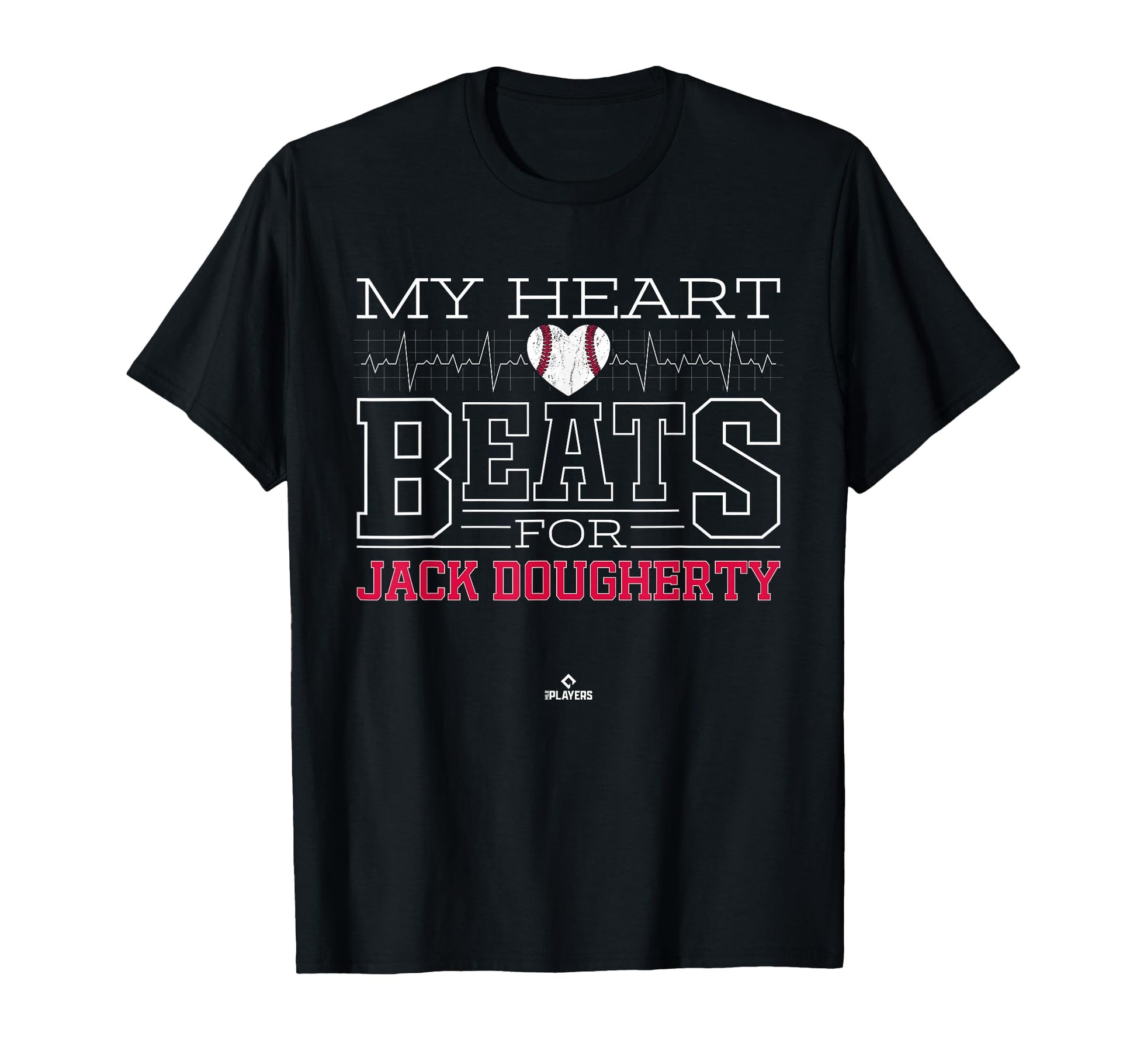 My Heart Beats Jack Dougherty Prospect T-Shirt - Graphic Print for Adults - T-Shirt, Sweatshirt, Hoodie