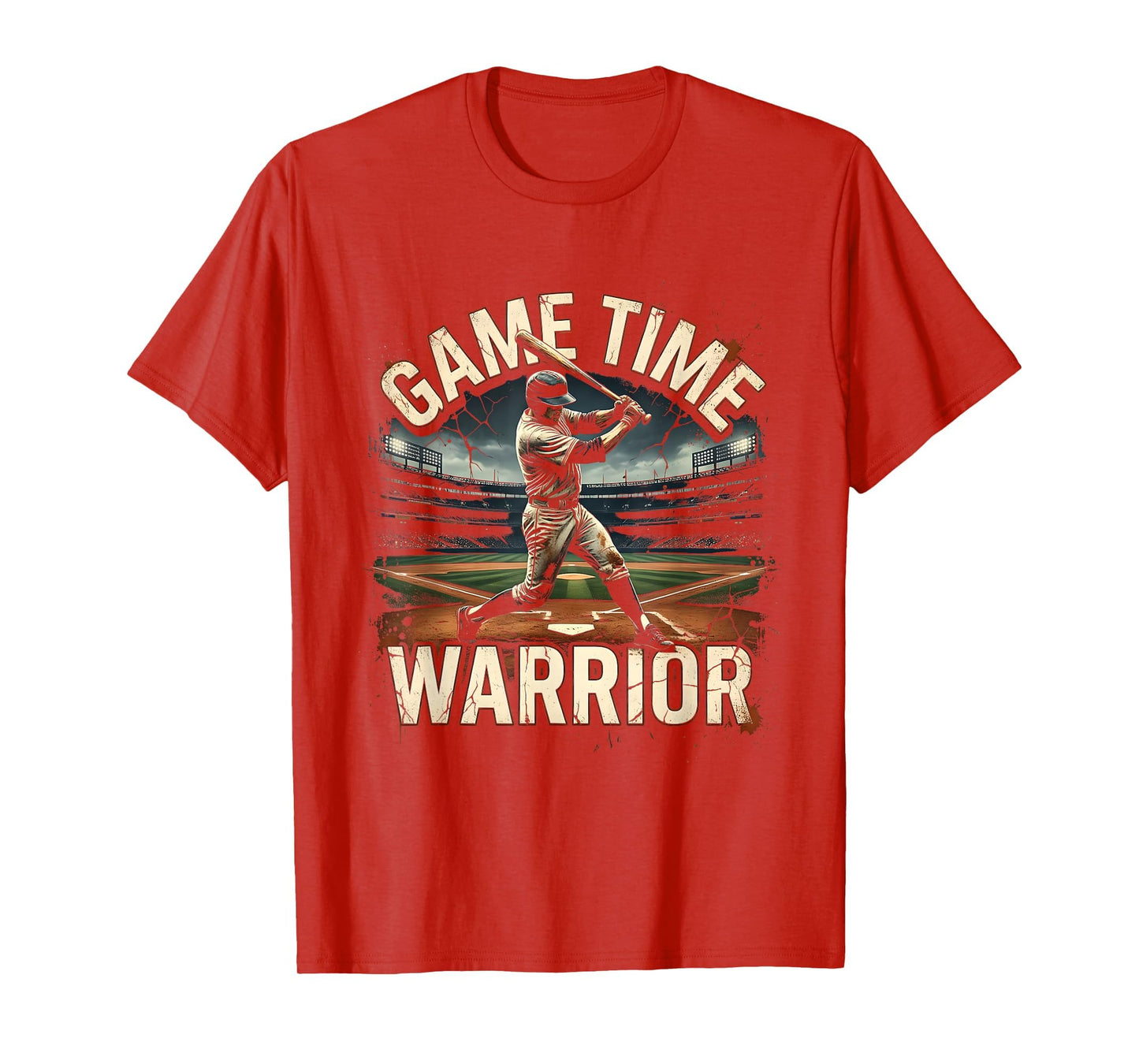 Game Time Warrior American Baseball T-Shirt - Trendy Graphic Men Women - T-Shirt, Sweatshirt, Hoodie