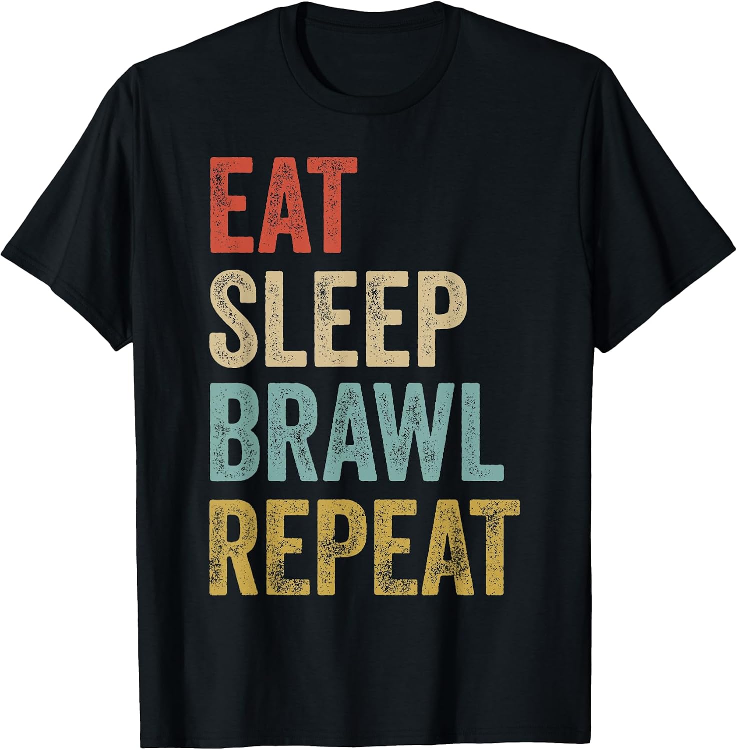 Eat Sleep Brawl Repeat Brawler Funny Video Gamer - Adult & Kids T-Shirts, Sweatshirts & Hoodies apparel design preview 1