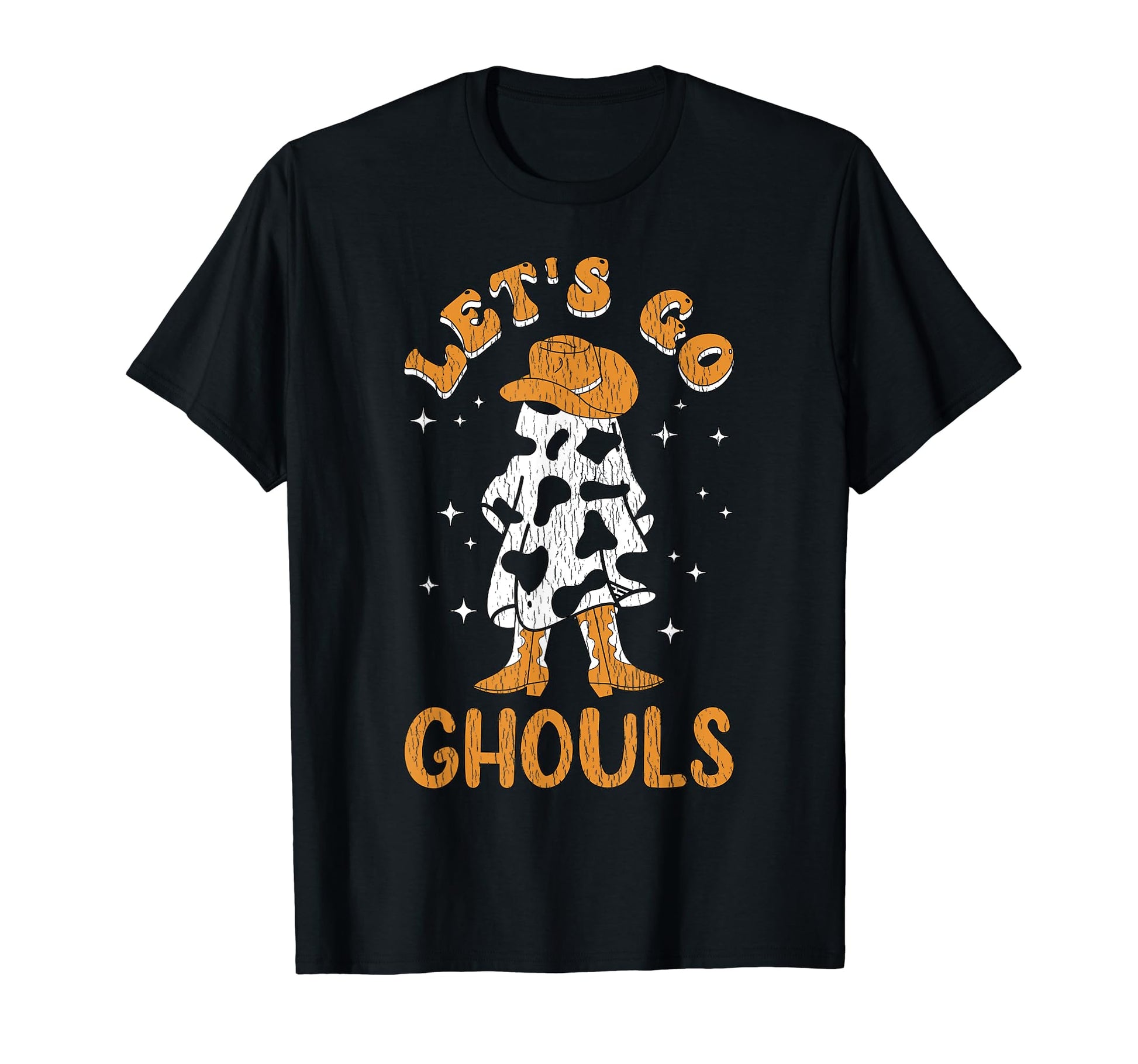 Lets Go Ghouls Western Ghost Groovy T-Shirt - Fun Novelty Design Unisex - T-Shirt, Sweatshirt, Hoodie