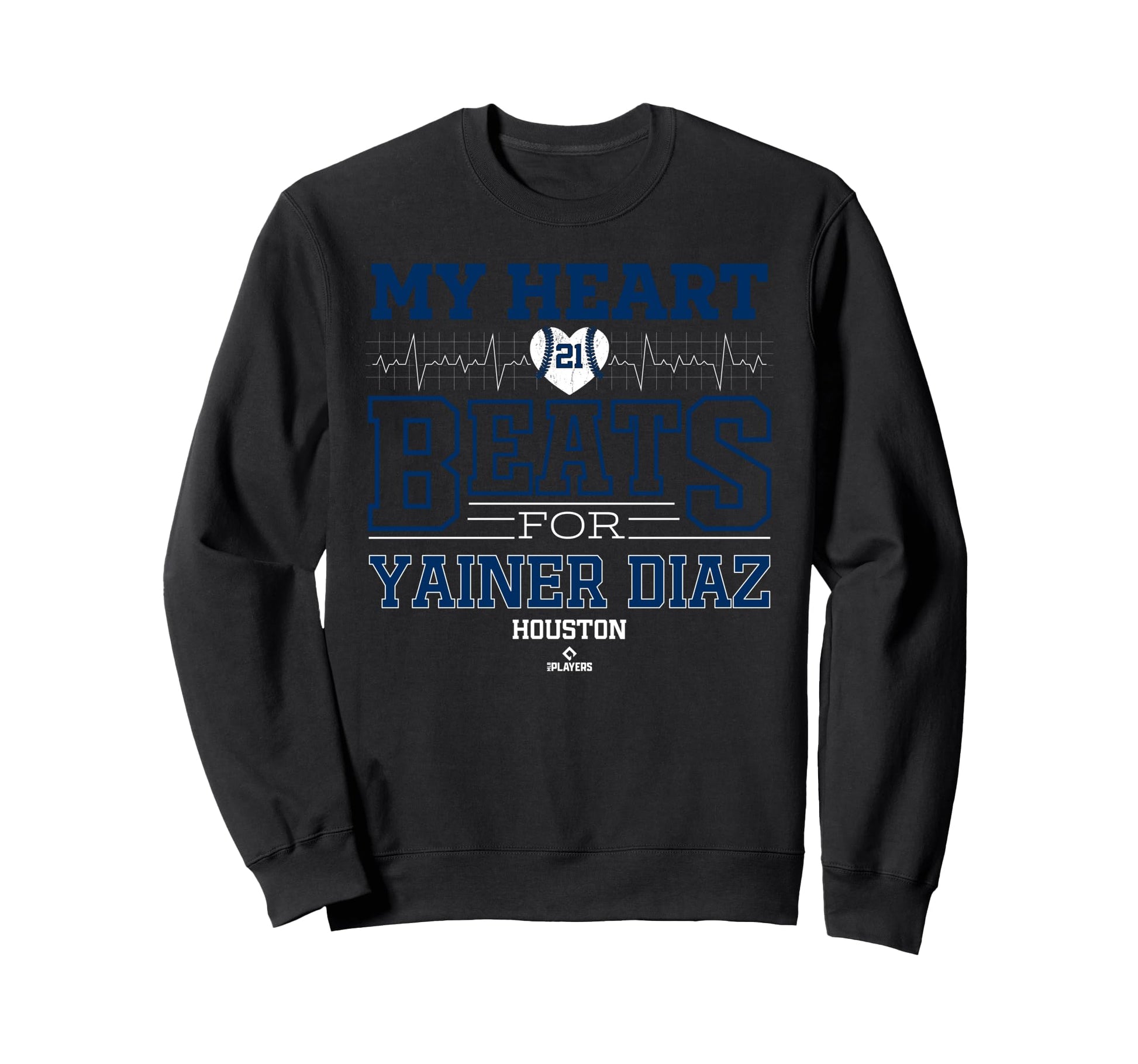 My Heart Beats Yainer Diaz Sweatshirt - Casual Everyday Wear Unisex - T-Shirt, Sweatshirt, Hoodie