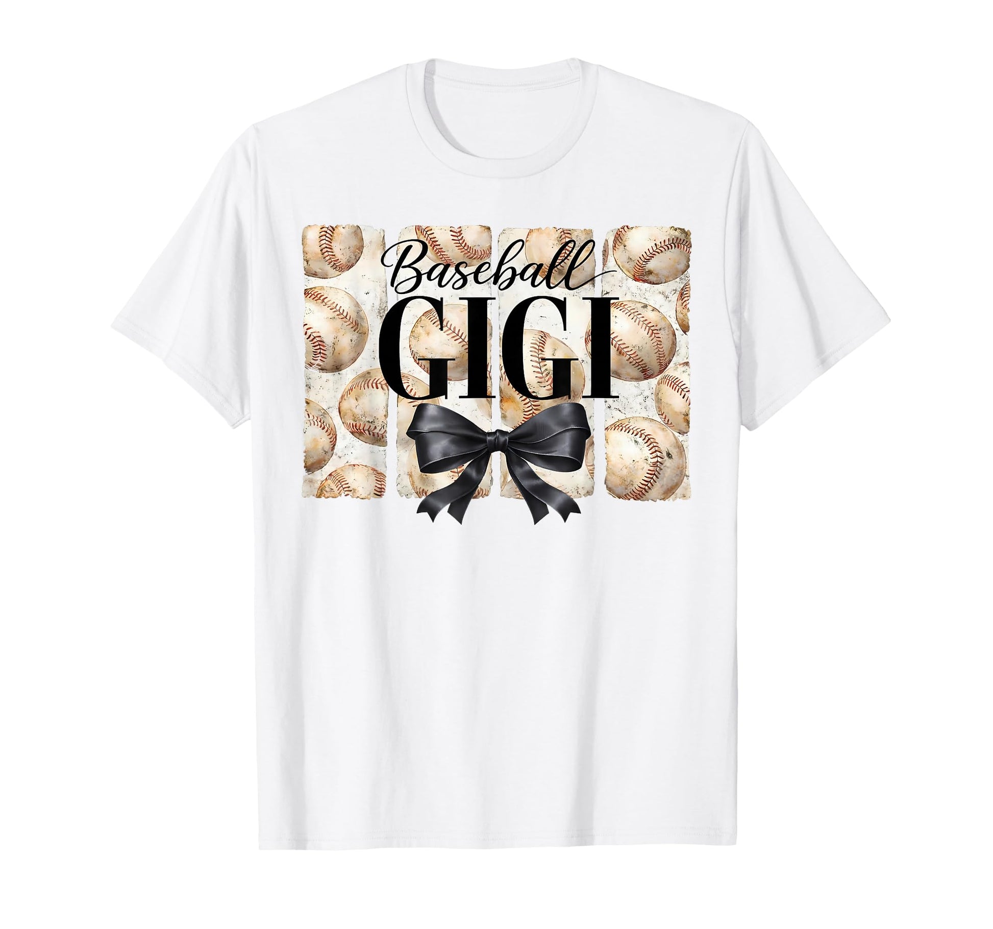 Baseball Gigi Coquette Bow Game Day T-Shirt - Graphic Print Men Women - T-Shirt, Sweatshirt, Hoodie