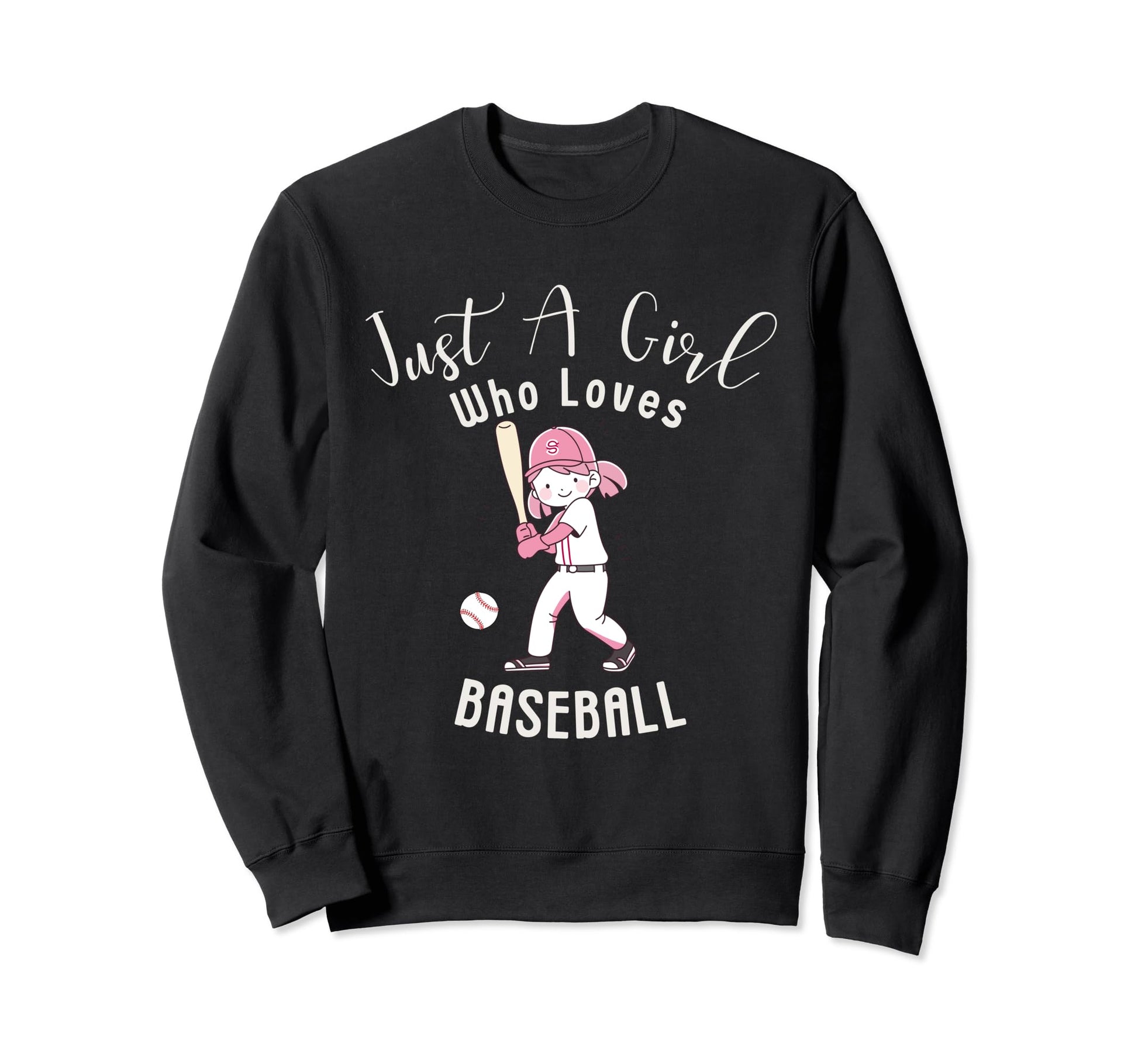 Just Who Loves Baseball American Sport Sweatshirt - Trendy Graphic Unisex - T-Shirt, Sweatshirt, Hoodie