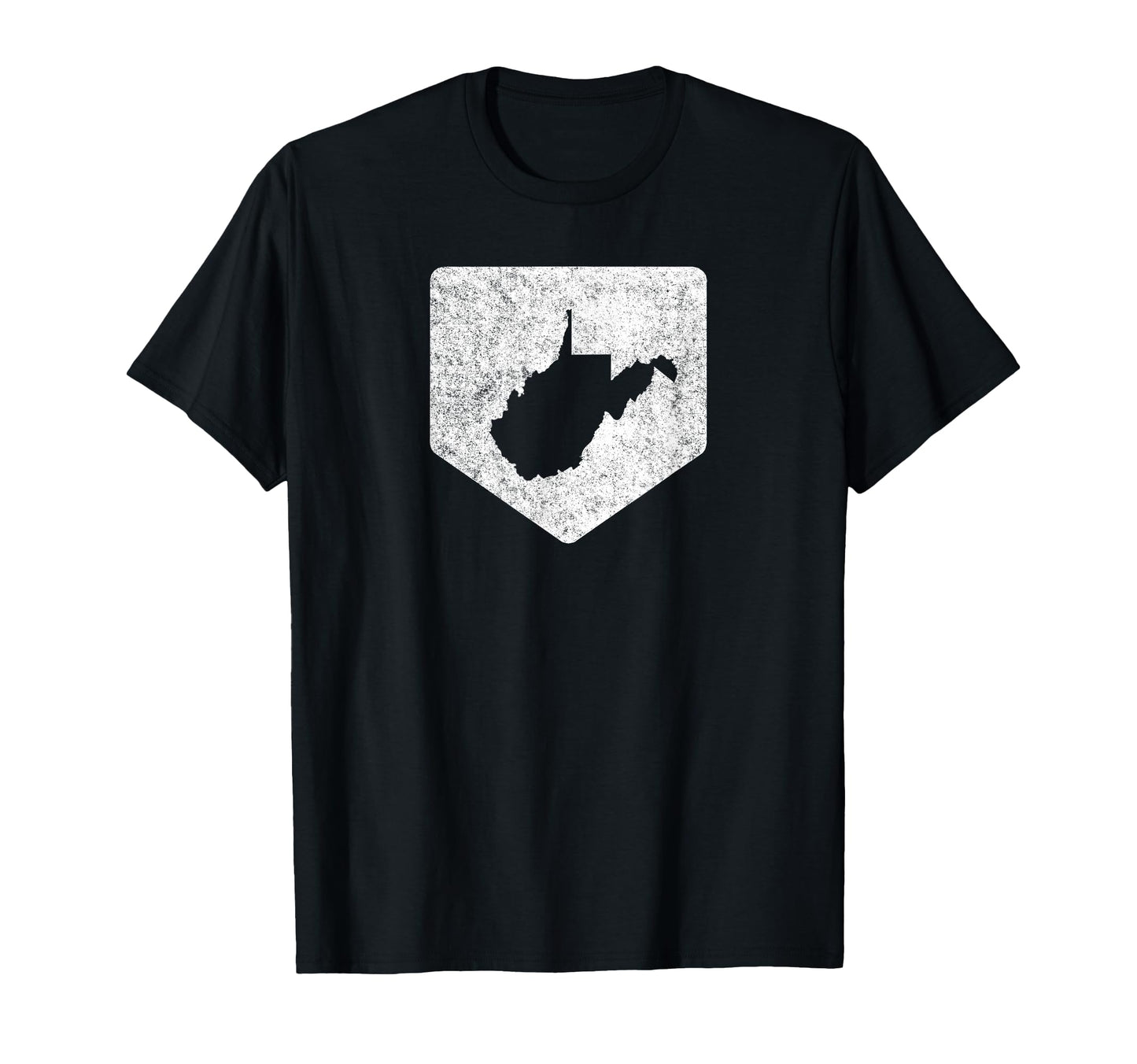 Distressed West Virginia Is Home Baseball T-Shirt - Graphic Print Unisex - T-Shirt, Sweatshirt, Hoodie