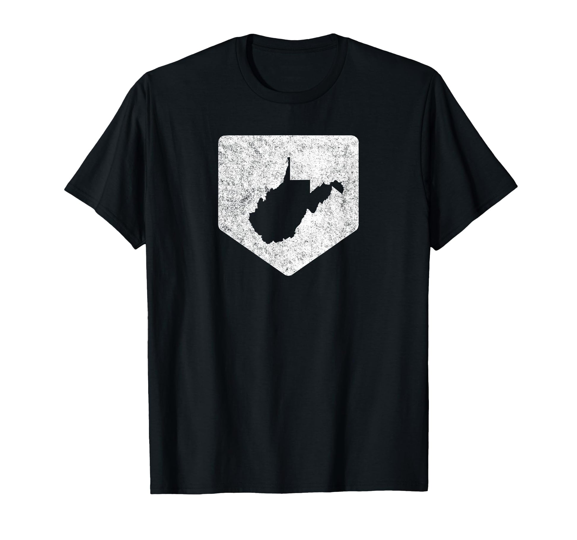 Distressed West Virginia Is Home Baseball T-Shirt - Graphic Print Unisex - T-Shirt, Sweatshirt, Hoodie