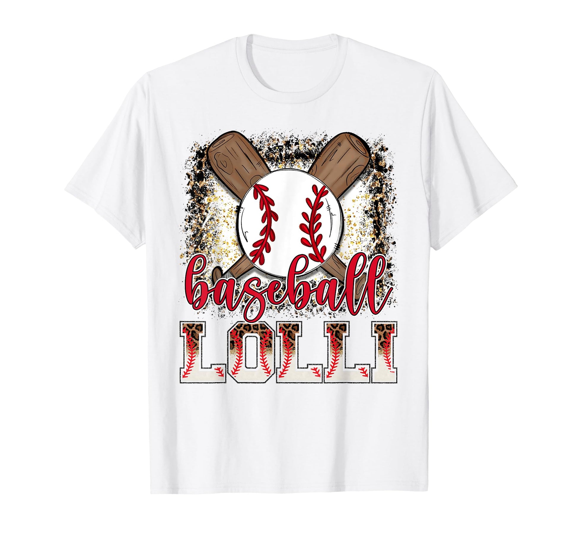 Baseball Lolli Leopard Proud Ball Lolli T-Shirt - Graphic Print for Adults - T-Shirt, Sweatshirt, Hoodie