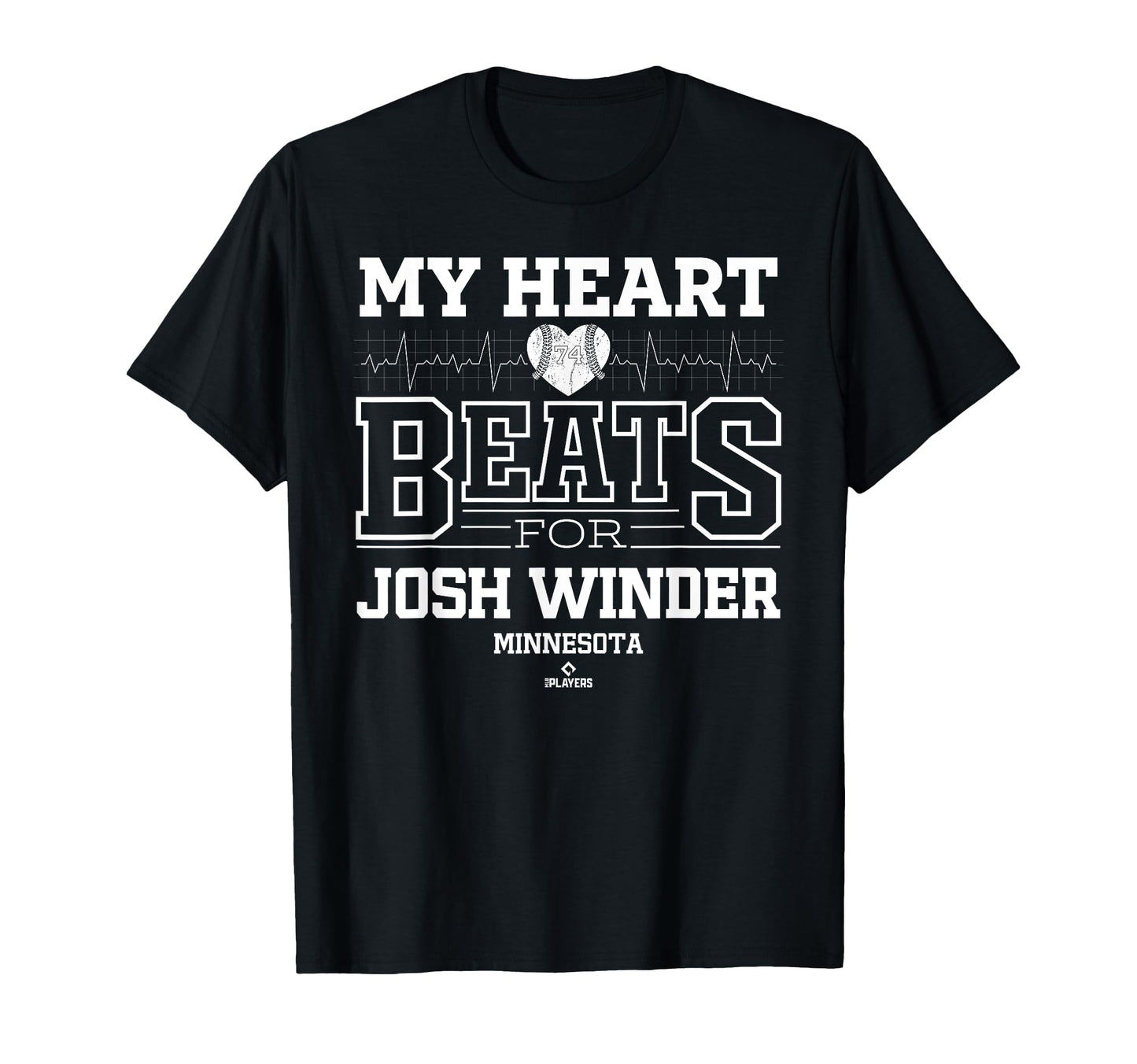 My Heart Beats Josh Winder Minnesota T-Shirt - Graphic Print for Adults - T-Shirt, Sweatshirt, Hoodie