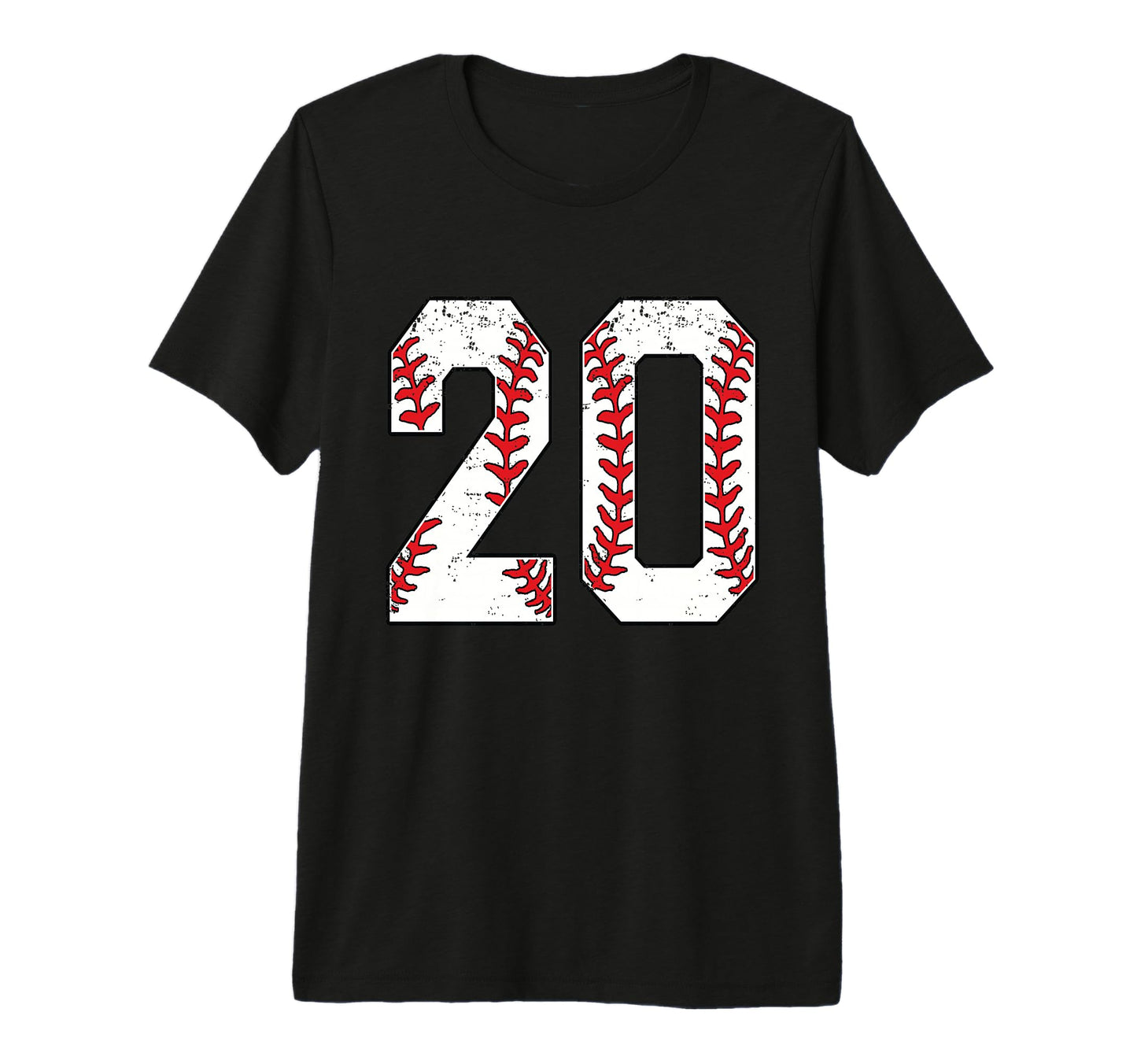 Number 20 Baseball 20 Jersey Number T-Shirt - Aesthetic Graphic Men Women - T-Shirt, Sweatshirt, Hoodie