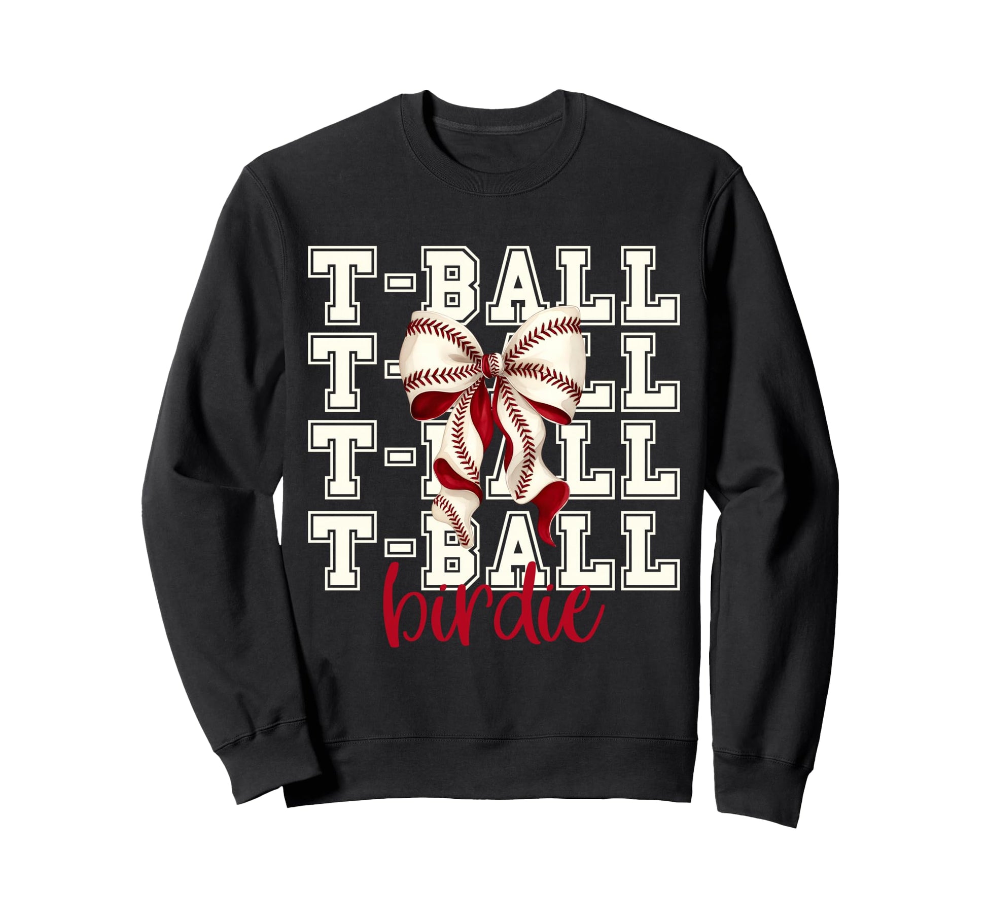 Tball Birdie Teeball T Ball Coquette Sweatshirt - Unique Graphic Men Women - T-Shirt, Sweatshirt, Hoodie