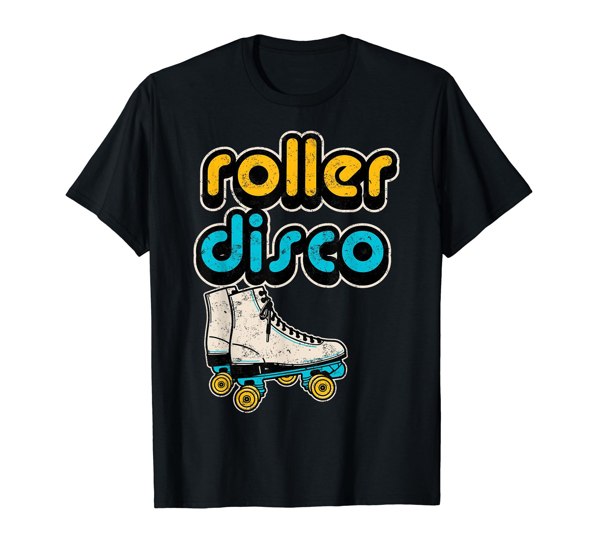 70S Roller Disco Roller Skates T-Shirt - Casual Everyday Wear for Adults - T-Shirt, Sweatshirt, Hoodie