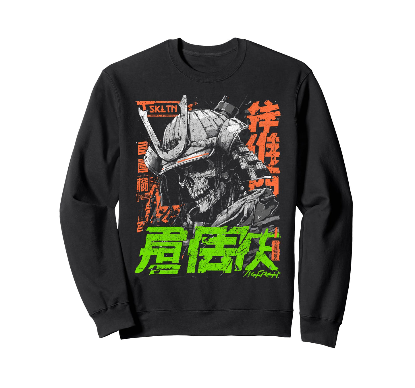 Japanese Streetwear Skeleton Sweatshirt - Casual Everyday Wear Unisex - T-Shirt, Sweatshirt, Hoodie