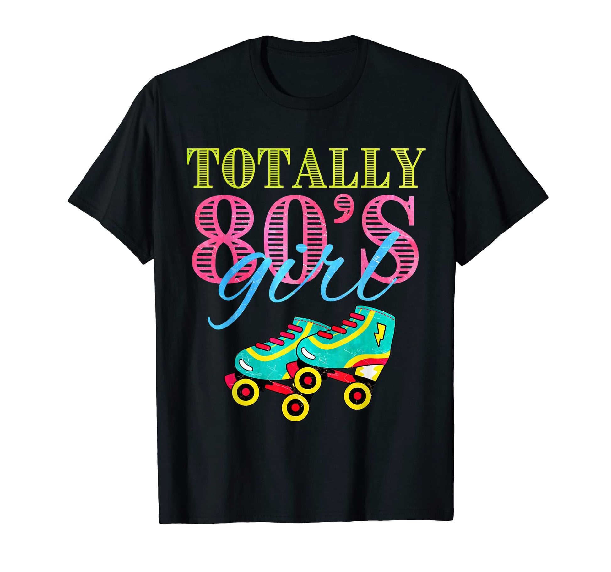 Roller Skates Totally 80S Birthday T-Shirt - Minimalist Print Men Women - T-Shirt, Sweatshirt, Hoodie
