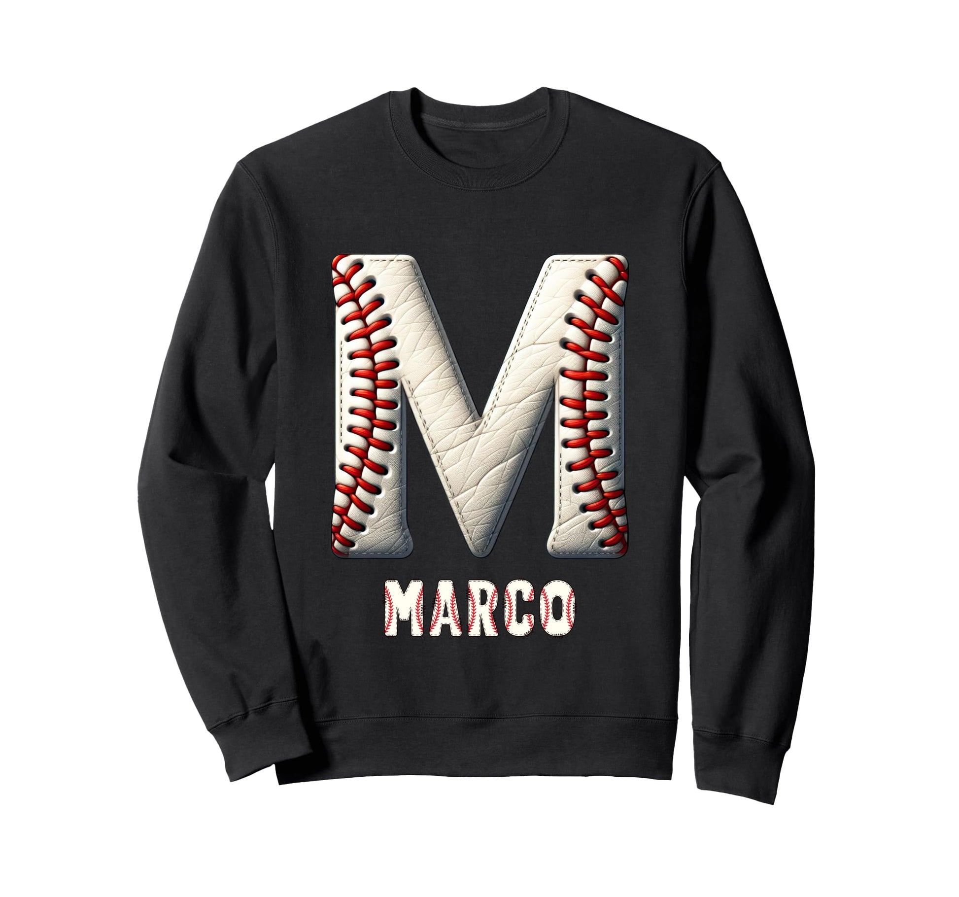 Baseball Home Run Valentin Initial Sweatshirt - Novelty Apparel Unisex - T-Shirt, Sweatshirt, Hoodie