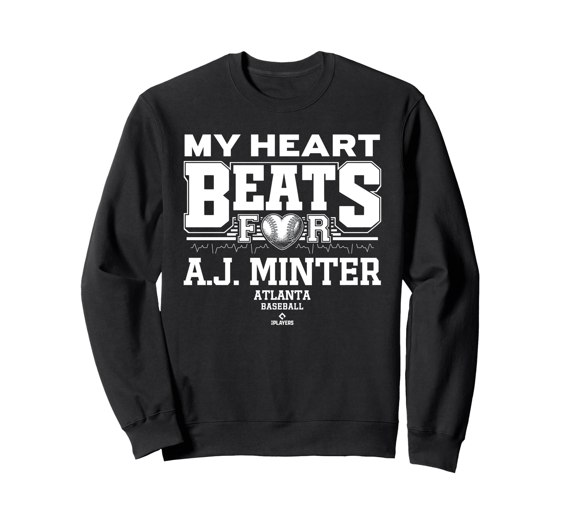 My Heart Beats J Minter Atlanta Sweatshirt - Aesthetic Graphic Men Women - T-Shirt, Sweatshirt, Hoodie