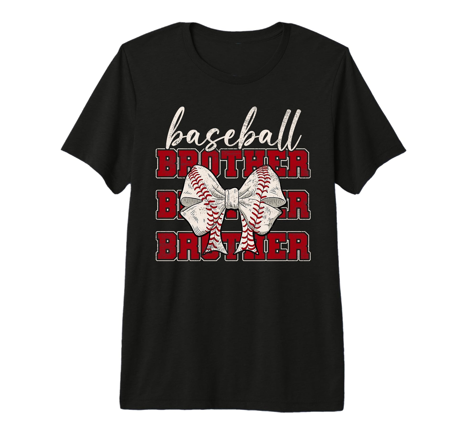 Baseball Brother Coquette Bow Sport T-Shirt - Novelty Apparel for Adults - T-Shirt, Sweatshirt, Hoodie