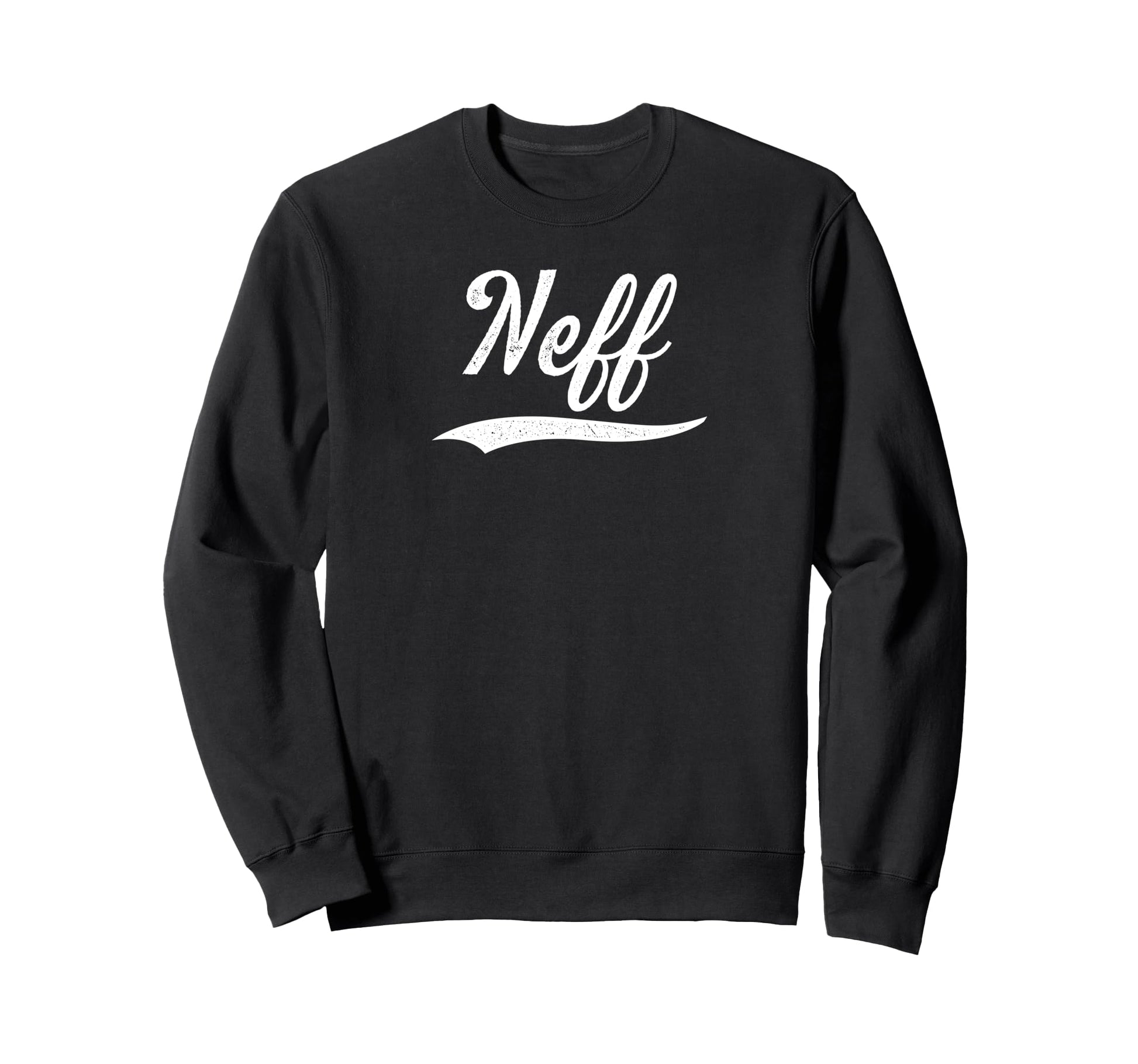 Distressed Script Zachary Neff Sweatshirt - Trendy Graphic for Adults - T-Shirt, Sweatshirt, Hoodie