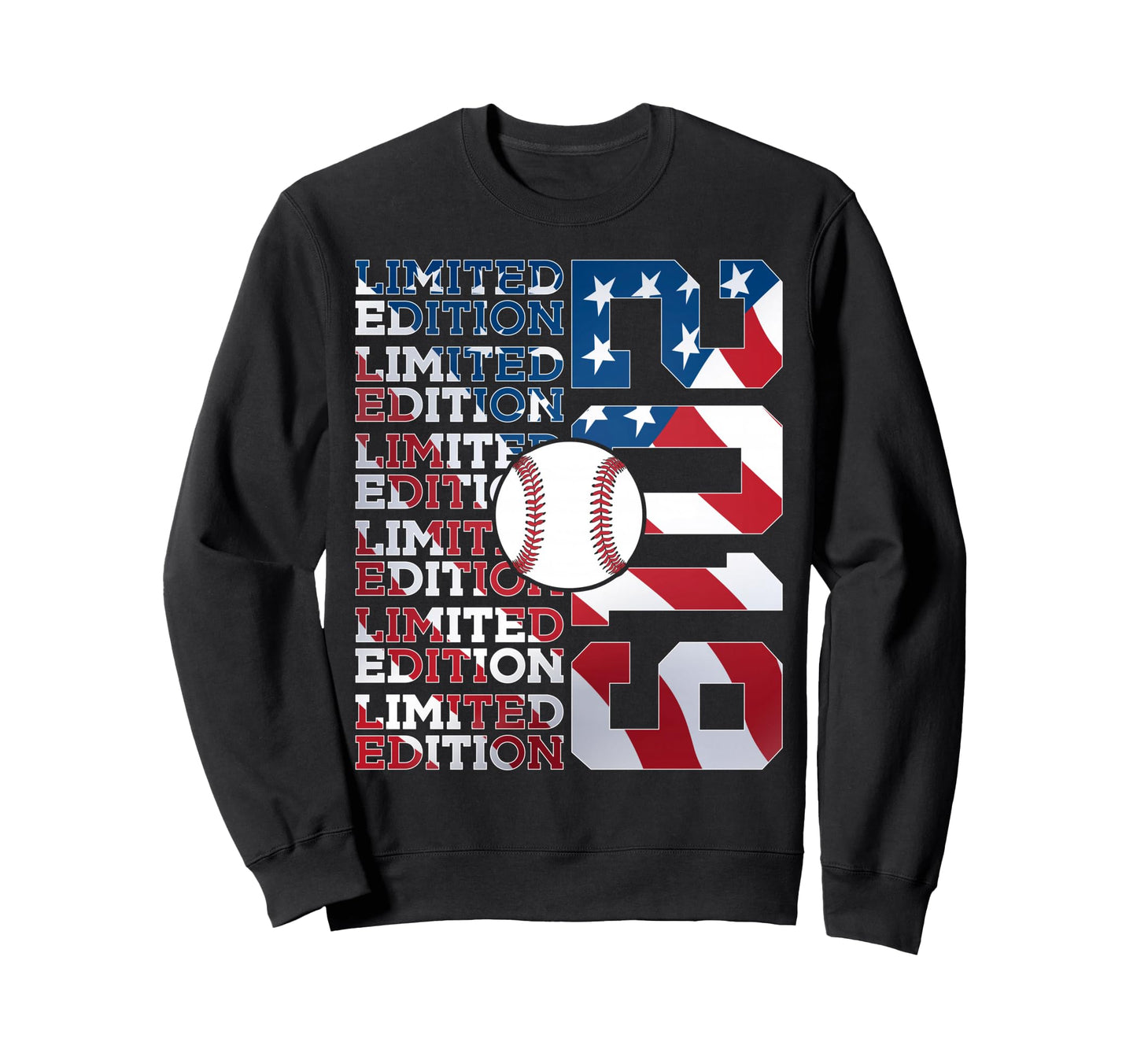 2019 Baseball 7Th Birthday Sweatshirt - Custom Art Print Men Women - T-Shirt, Sweatshirt, Hoodie