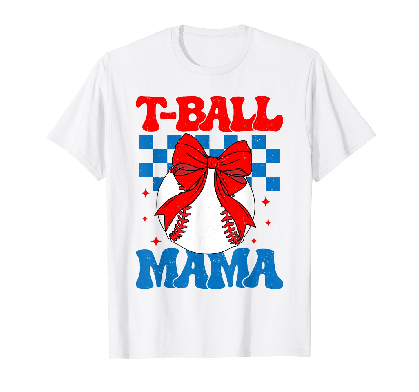 Groovy Tball Mom Softball T Ball Mama T-Shirt - Trendy Graphic for Adults - T-Shirt, Sweatshirt, Hoodie
