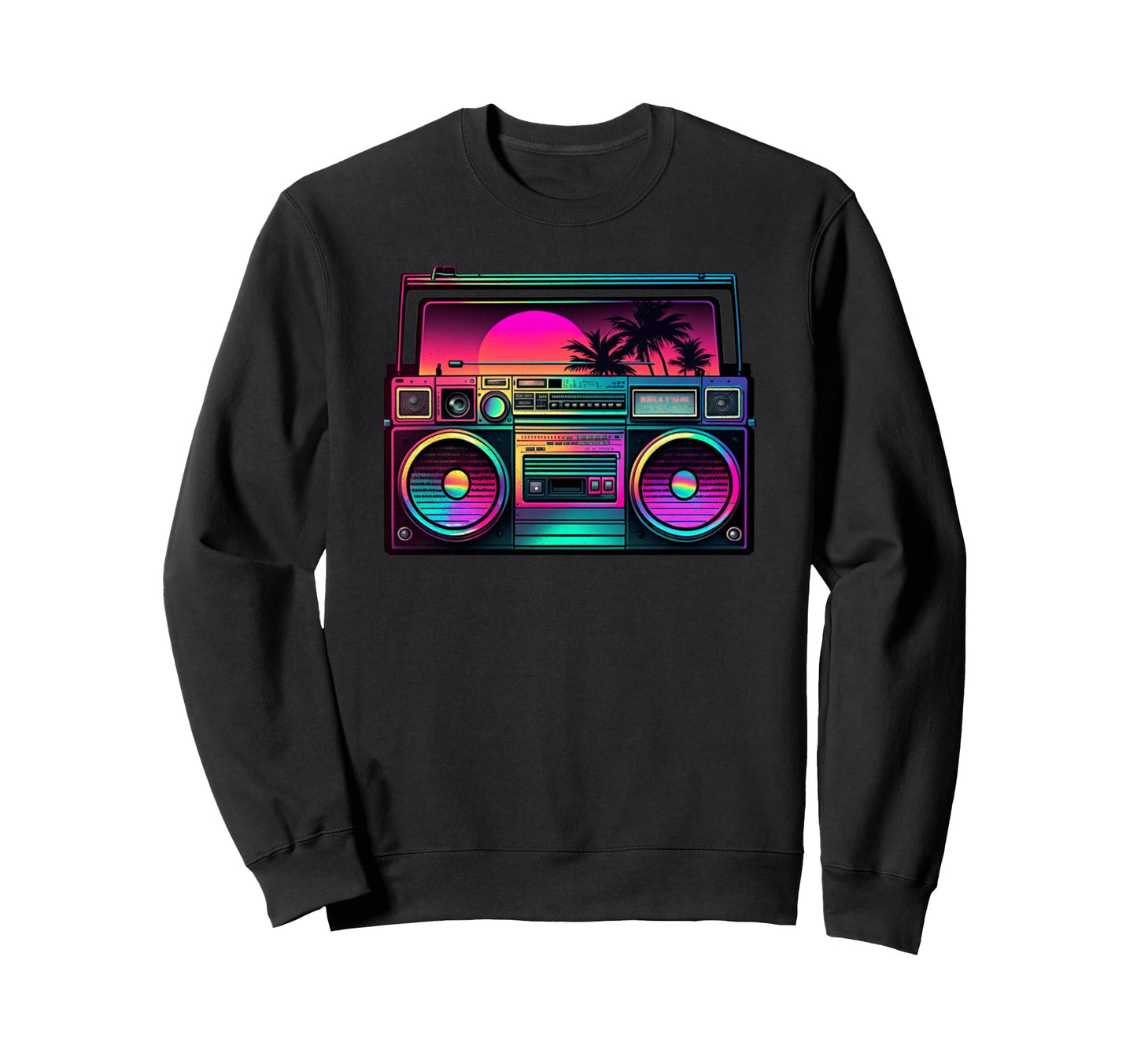 Retrowave Synthwave 80S Eighties Sweatshirt - Unique Graphic Men Women - T-Shirt, Sweatshirt, Hoodie