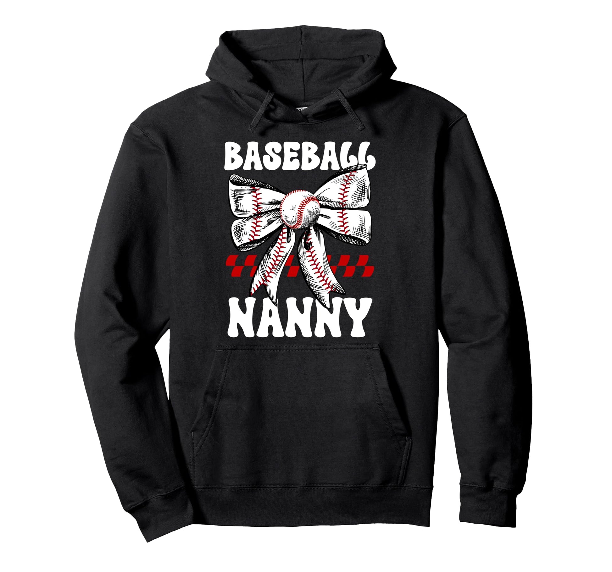 Baseball Nanny Coquette Nanny Baseball Hoodie - Minimalist Print Unisex - T-Shirt, Sweatshirt, Hoodie