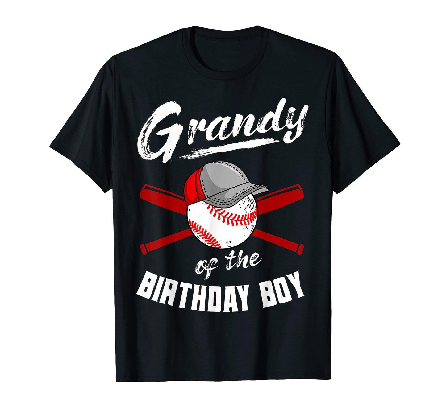 Grandy Birthday Baseball Bday T-Shirt - Fun Novelty Design for Adults - T-Shirt, Sweatshirt, Hoodie
