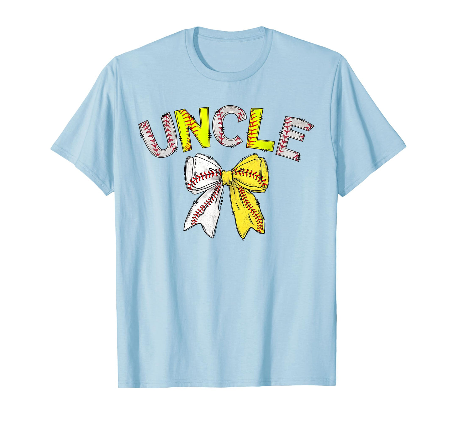 Uncle Both Half Baseball Softball T-Shirt - Graphic Print for Adults - T-Shirt, Sweatshirt, Hoodie