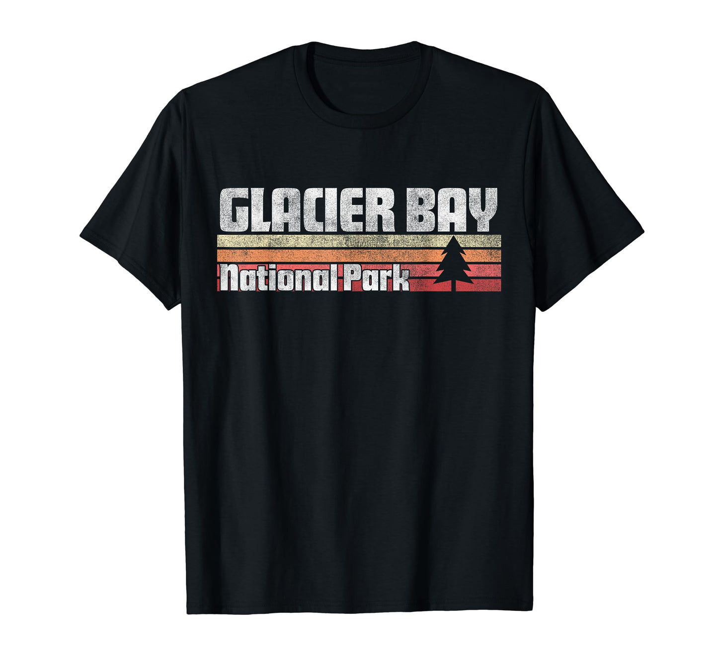 Glacier Bay National Park 70S 80S 90S T-Shirt - Minimalist Print Unisex - T-Shirt, Sweatshirt, Hoodie