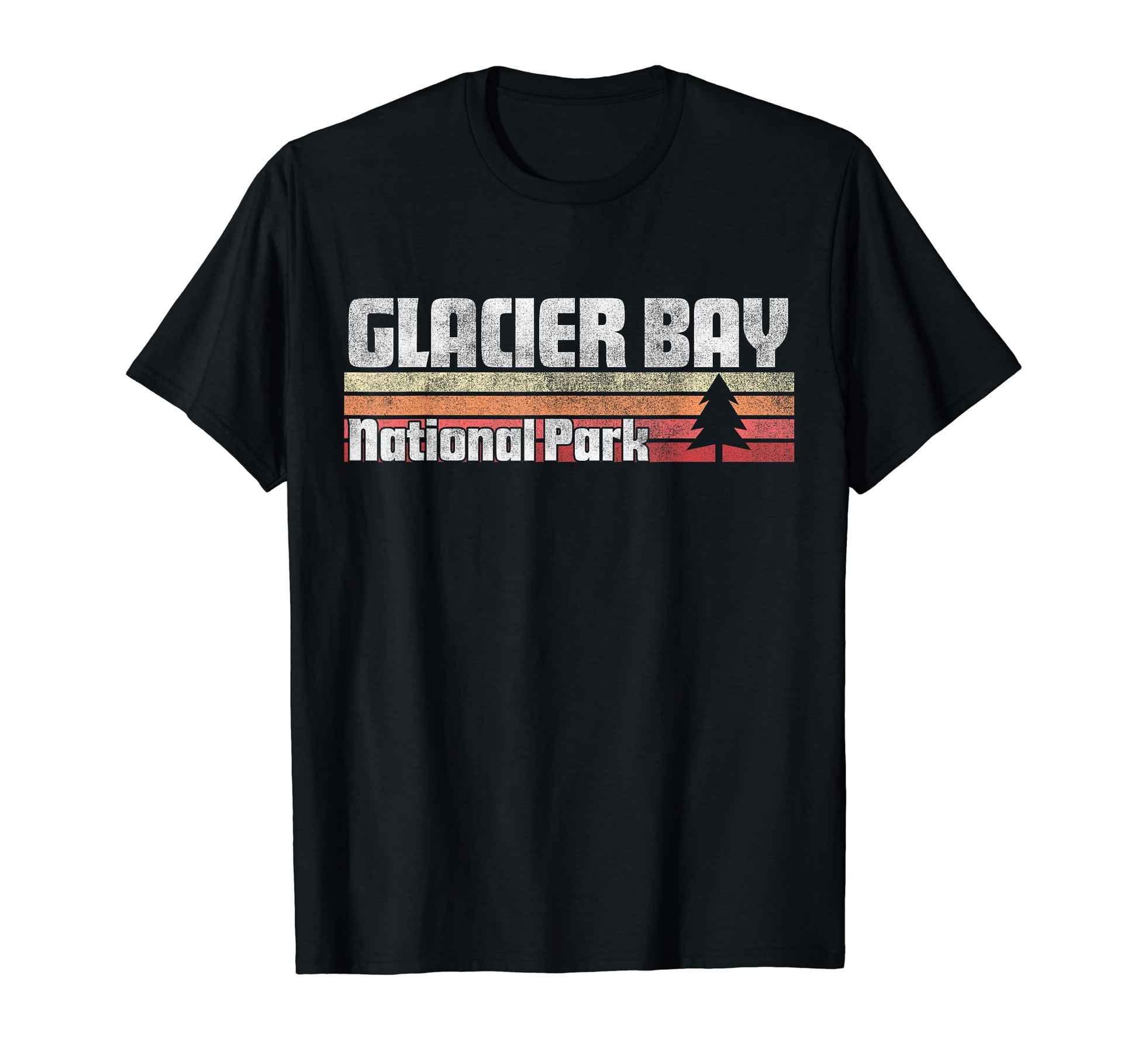 Glacier Bay National Park 70S 80S 90S T-Shirt - Minimalist Print Unisex - T-Shirt, Sweatshirt, Hoodie