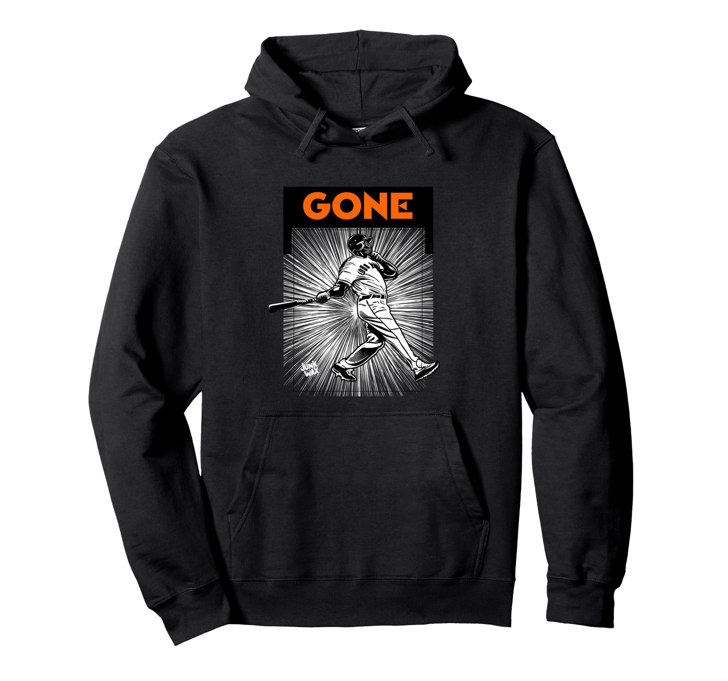 Its Gone Baseball Legends Sports Art Home Hoodie - Custom Art Print Unisex - T-Shirt, Sweatshirt, Hoodie