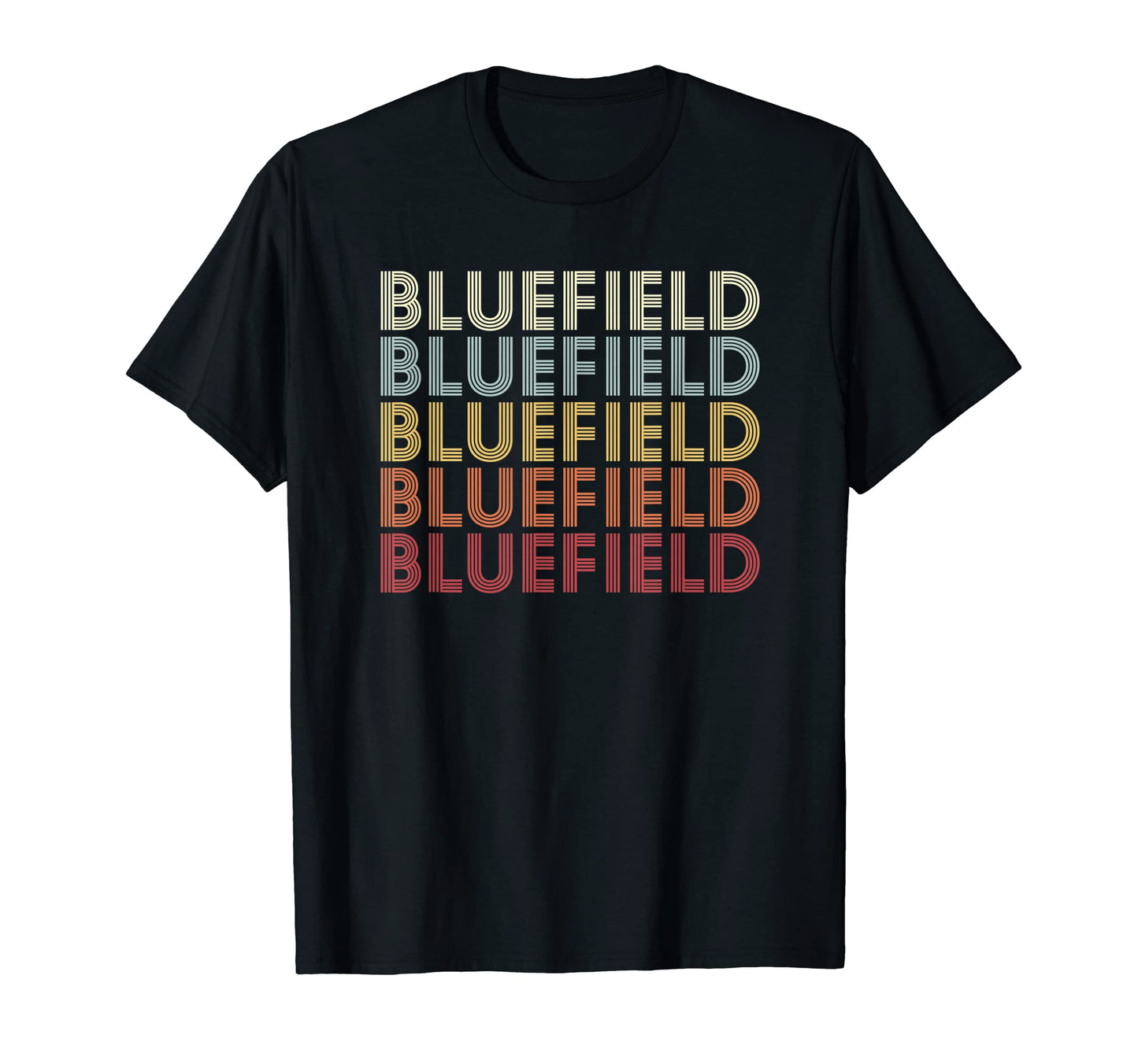 Bluefield West Virginia Bluefield Wv T-Shirt - Custom Art Print Men Women - T-Shirt, Sweatshirt, Hoodie