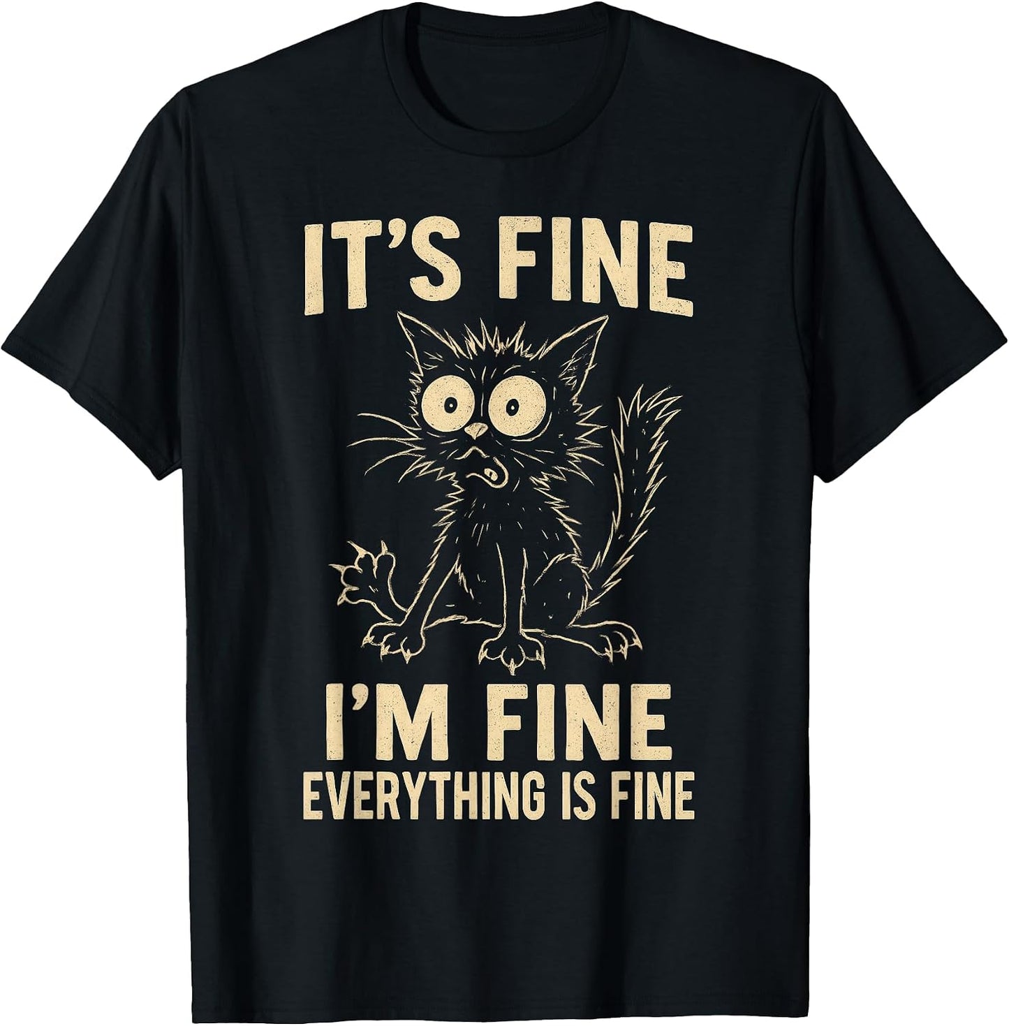 Funny Cat Graphic Men Women Kids Weird Crazy Meme - Adult & Kids T-Shirts, Sweatshirts & Hoodies apparel design preview 1