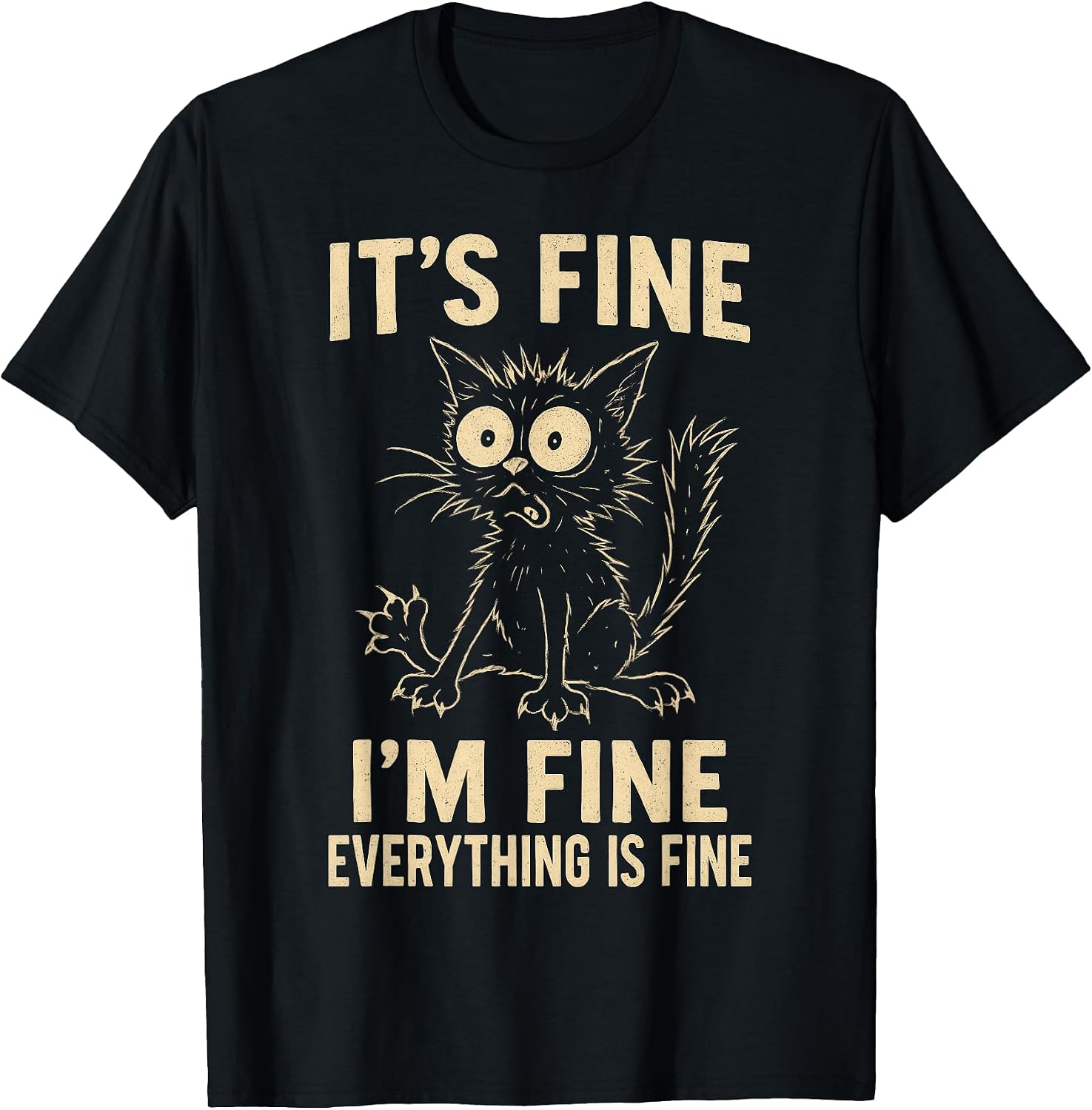 Funny Cat Graphic Men Women Kids Weird Crazy Meme - Adult & Kids T-Shirts, Sweatshirts & Hoodies apparel design preview 1