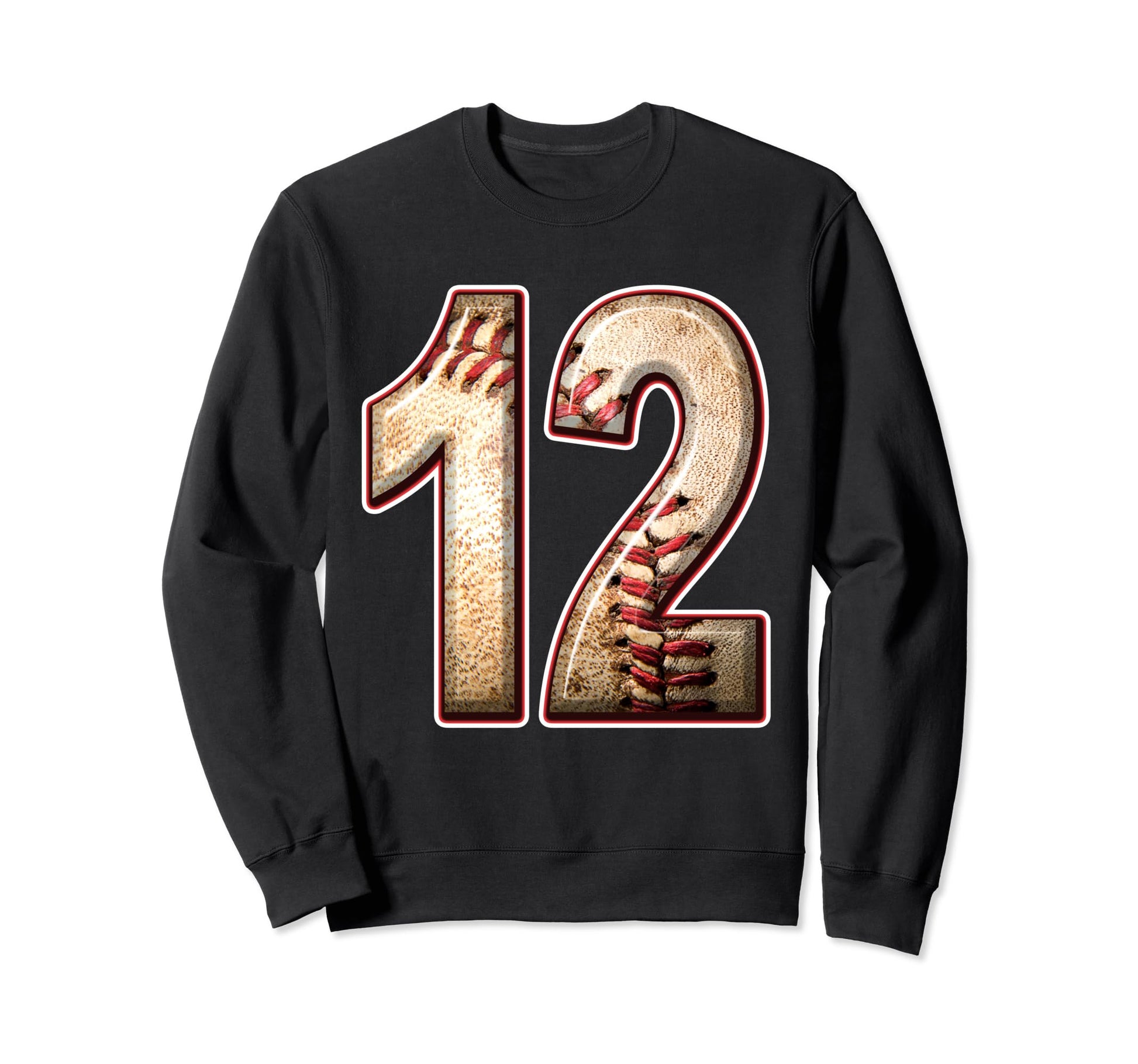 12 Years Old Baseball Player 12Th Sweatshirt - Graphic Print for Adults - T-Shirt, Sweatshirt, Hoodie