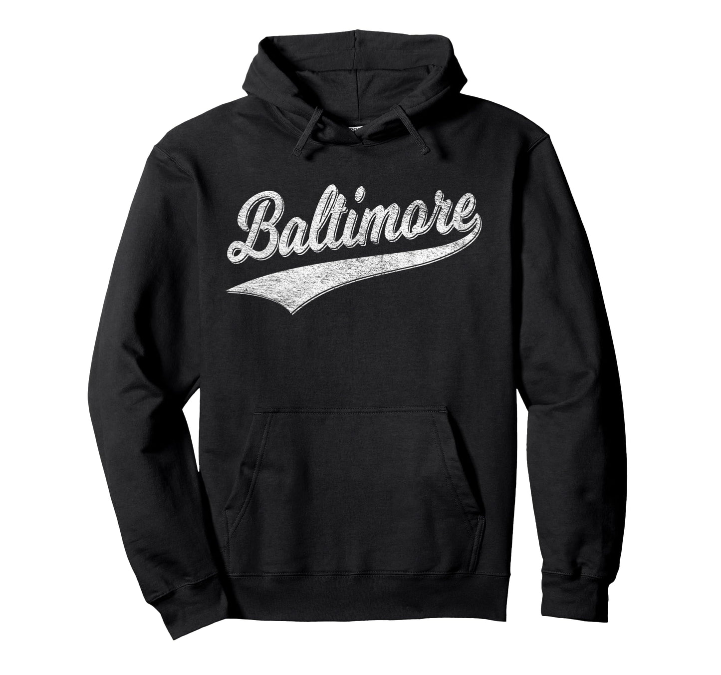 Baltimore Maryland Varsity Script Sports Hoodie - Unique Graphic Men Women - T-Shirt, Sweatshirt, Hoodie