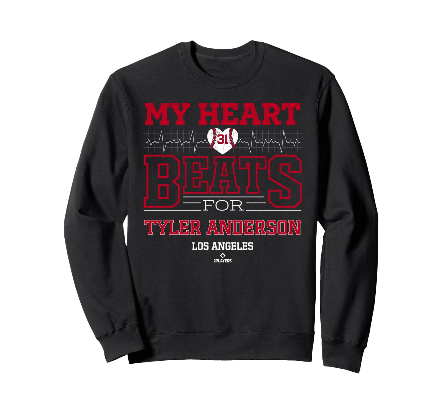 My Heart Beats Tyler Anderson Los Sweatshirt - Streetwear Style Unisex - T-Shirt, Sweatshirt, Hoodie