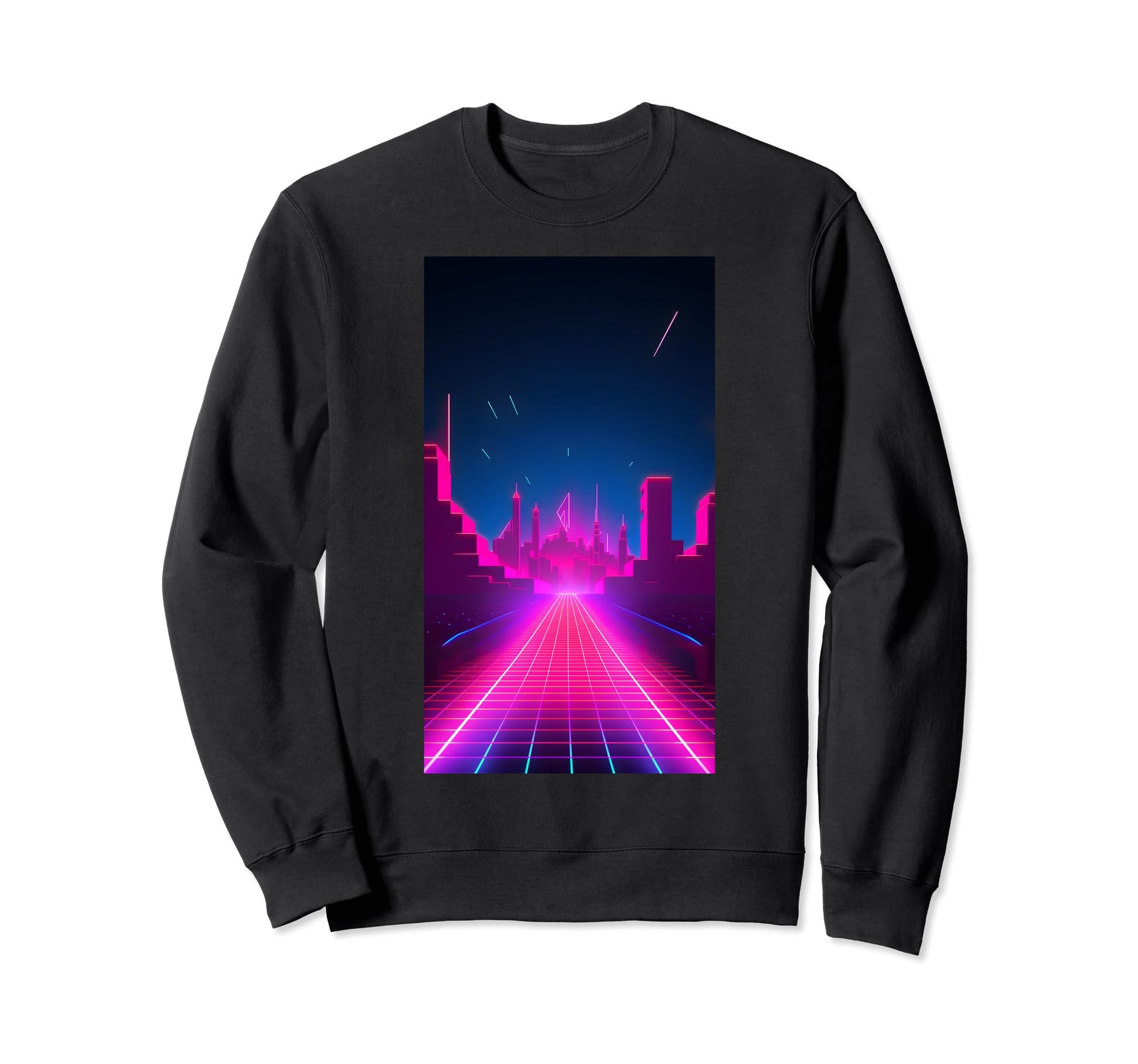Retrowave Street 80S Vaporwave Sweatshirt - Trendy Graphic Men Women - T-Shirt, Sweatshirt, Hoodie