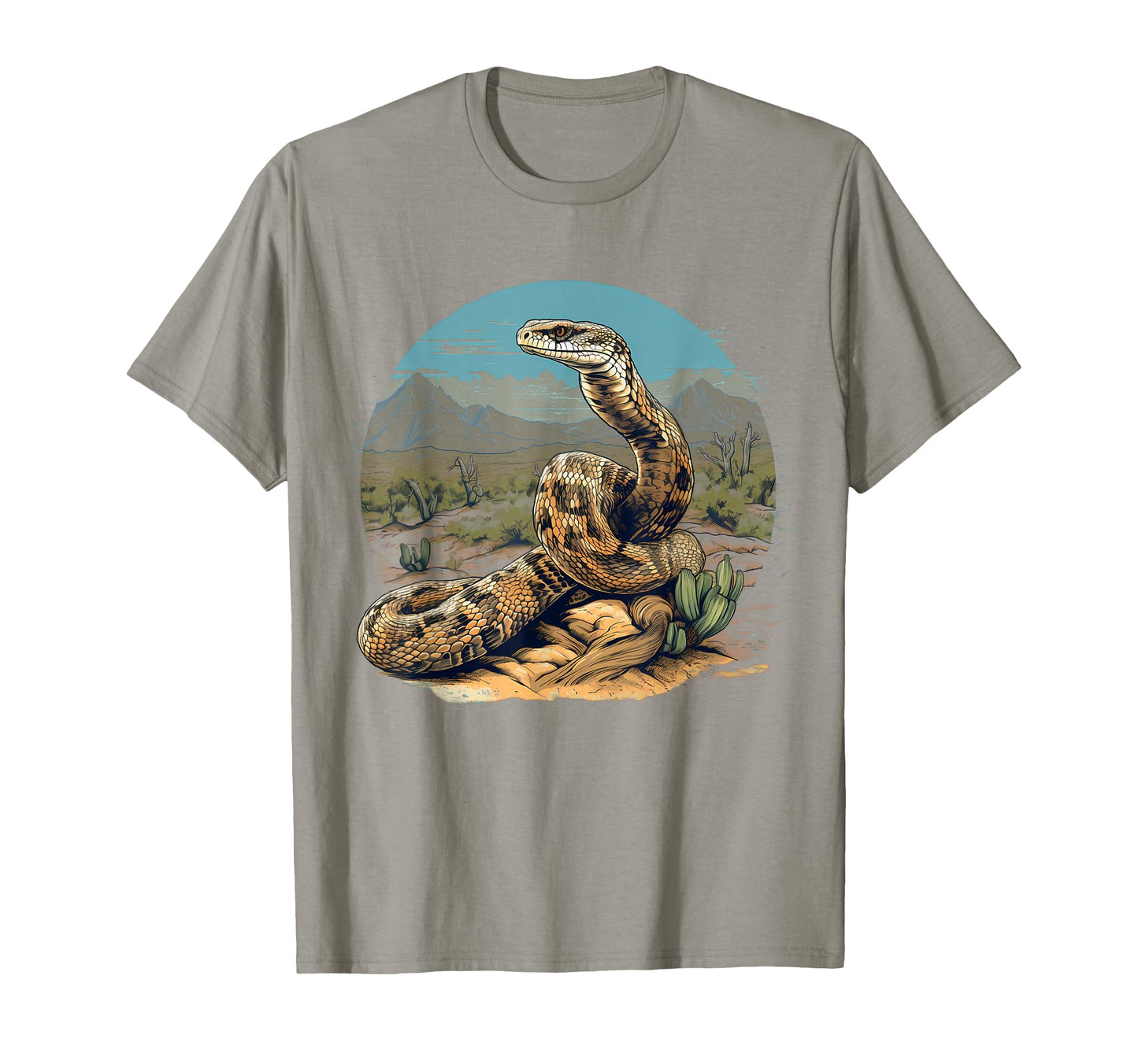 Western Diamondback Rattlesnake T-Shirt - Graphic Print for Adults - T-Shirt, Sweatshirt, Hoodie
