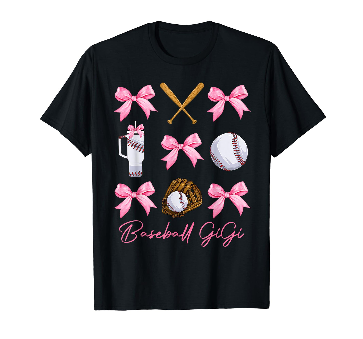 Funny Baseball Gigi Era Bows Baseball T-Shirt - Streetwear Style Unisex - T-Shirt, Sweatshirt, Hoodie