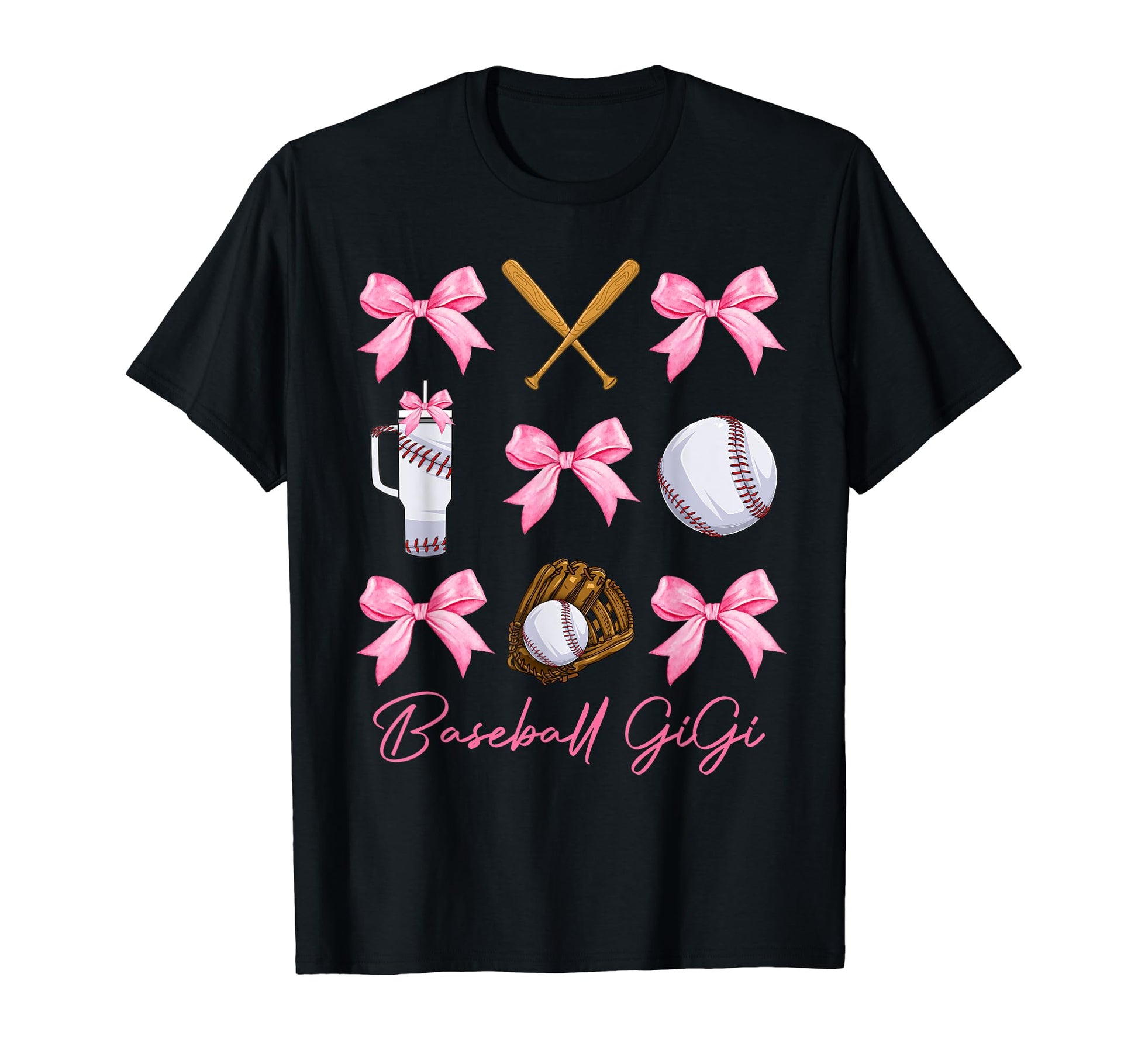 Funny Baseball Gigi Era Bows Baseball T-Shirt - Streetwear Style Unisex - T-Shirt, Sweatshirt, Hoodie
