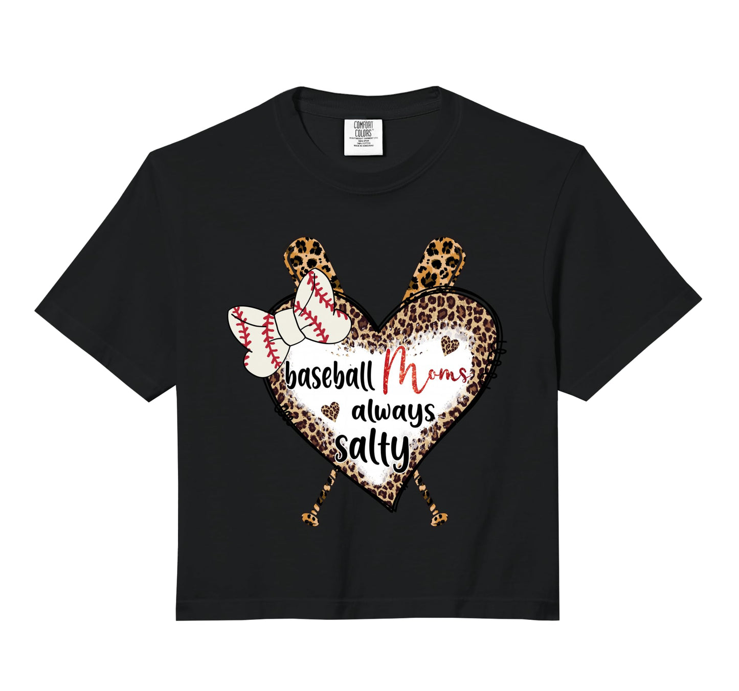Mom Squad Leopard Baseball Mother Sport T-Shirt - Minimalist Print Unisex - T-Shirt, Sweatshirt, Hoodie