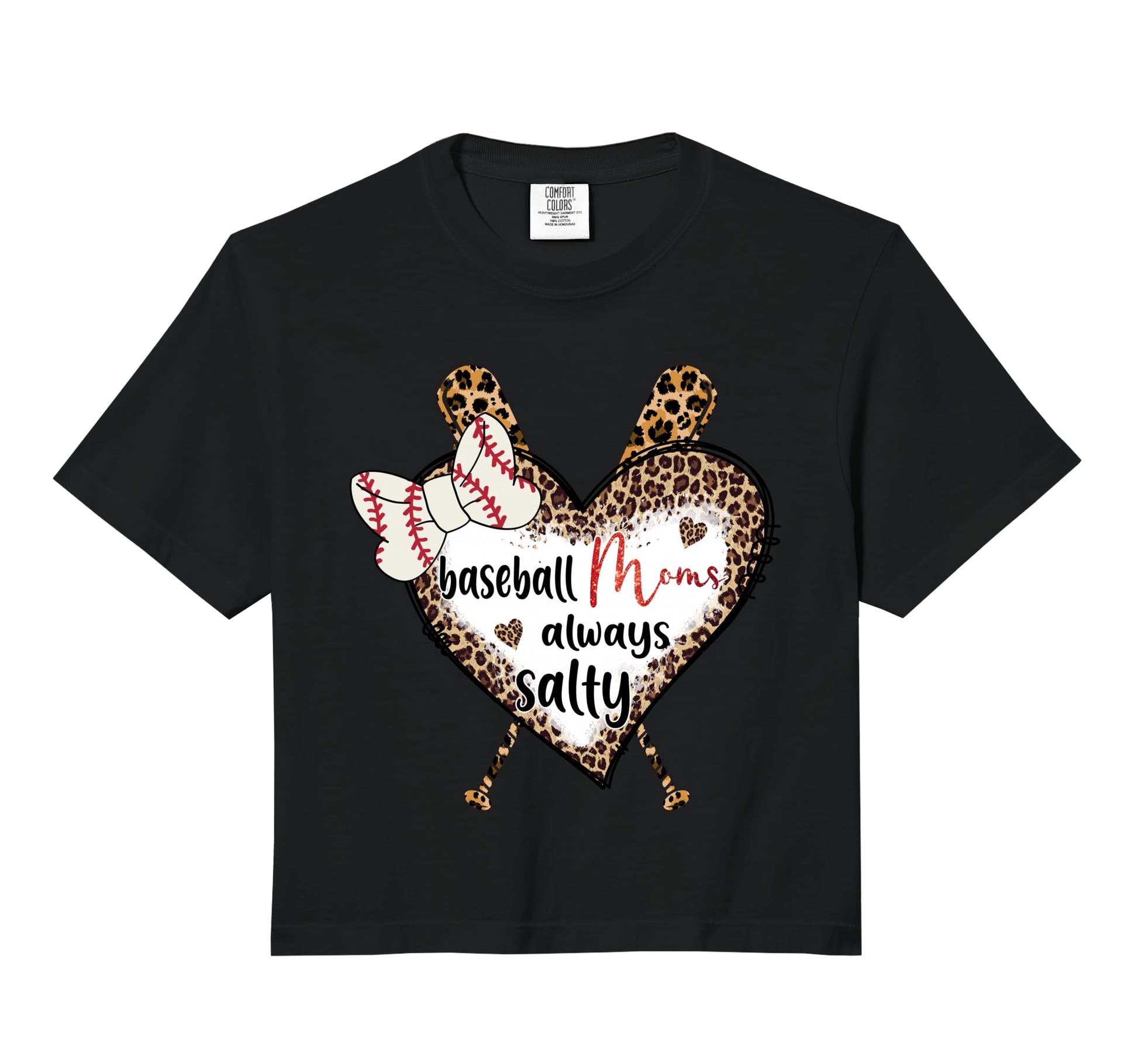 Mom Squad Leopard Baseball Mother Sport T-Shirt - Minimalist Print Unisex - T-Shirt, Sweatshirt, Hoodie